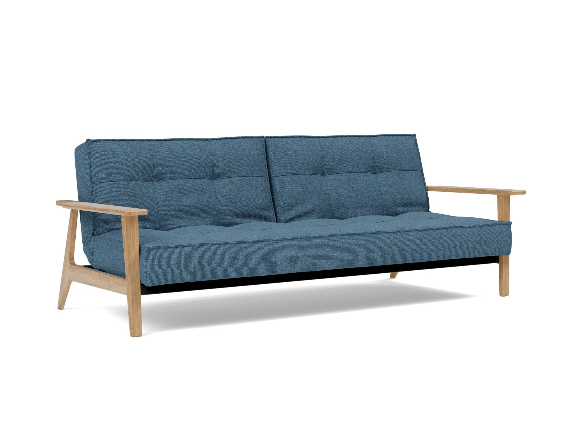 Schlafsofa Splitback Frej Strukturierter Stoff Weda 302-Weda-Blue