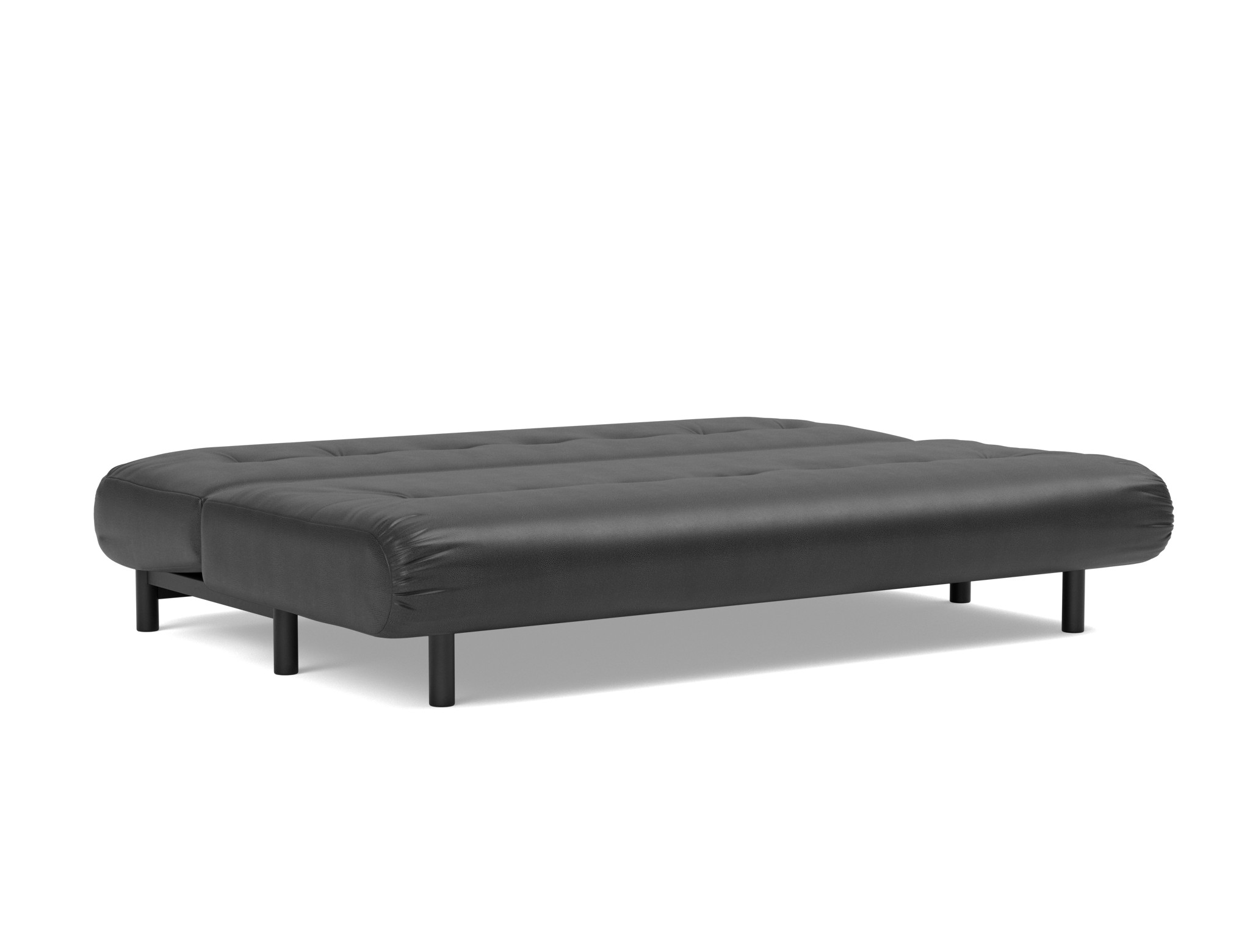 Schlafsofa Nabli Lederoptik Faunal 550-Black