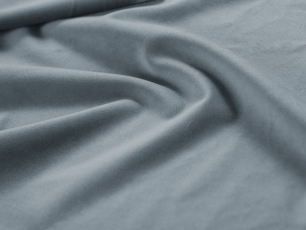 Cosmopolitan Design Stauraumbett mit Kopfteil Livigno 180x200 Samt Bluvel Hellblau