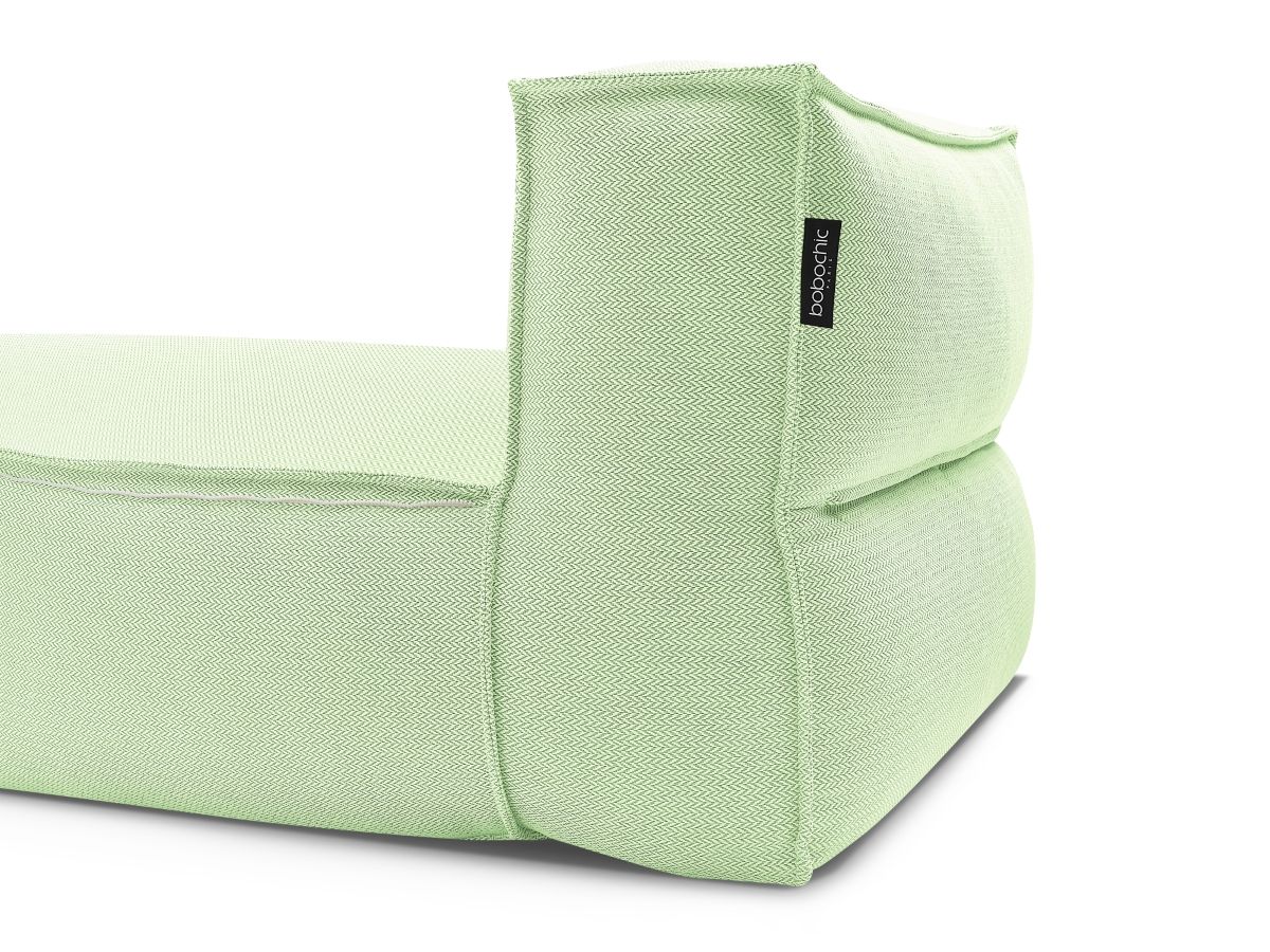 Bobochic Biarritz Méridienne-Modul Melange-Stoff Grün