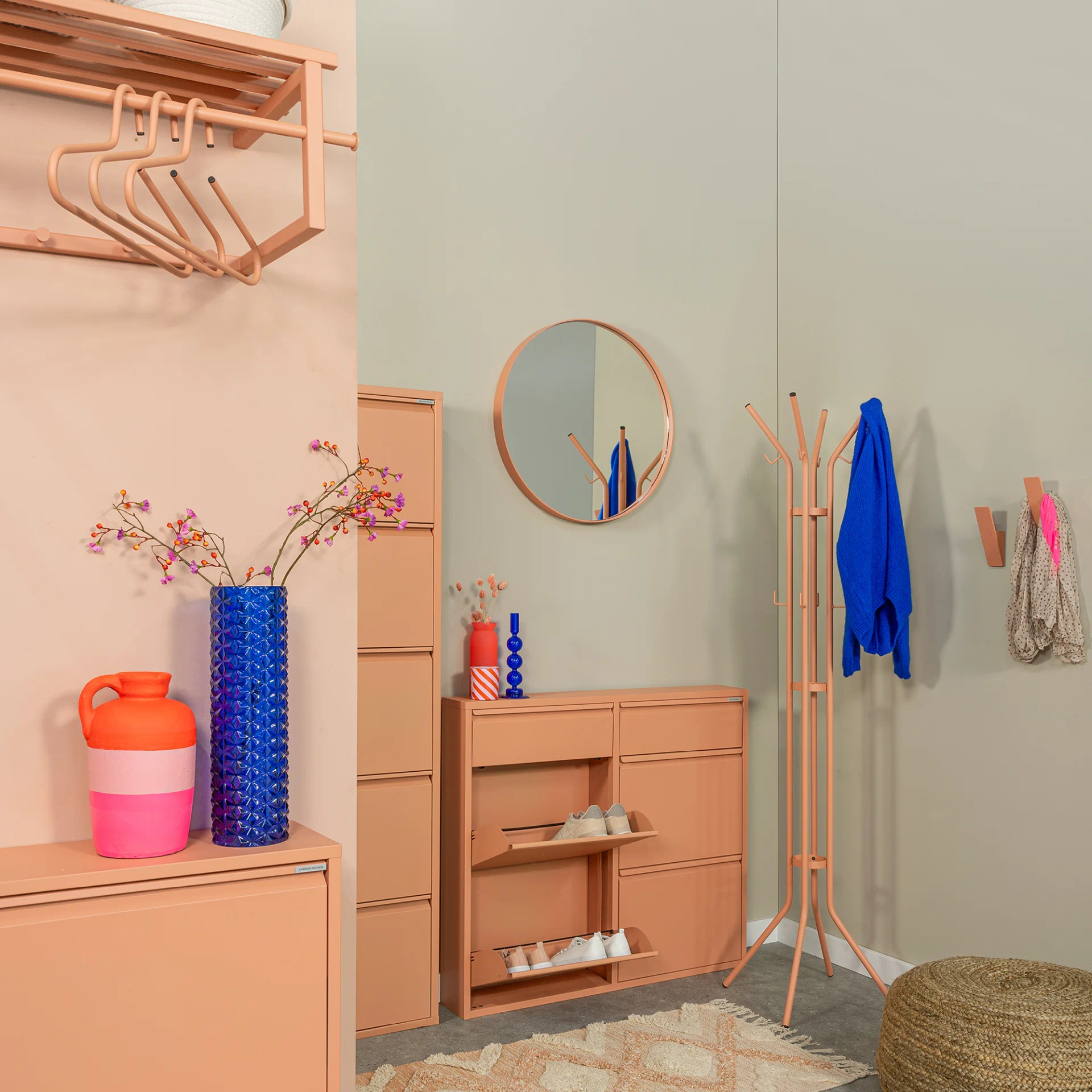 Spinder Design Garderobenständer Jessy Clay Terra