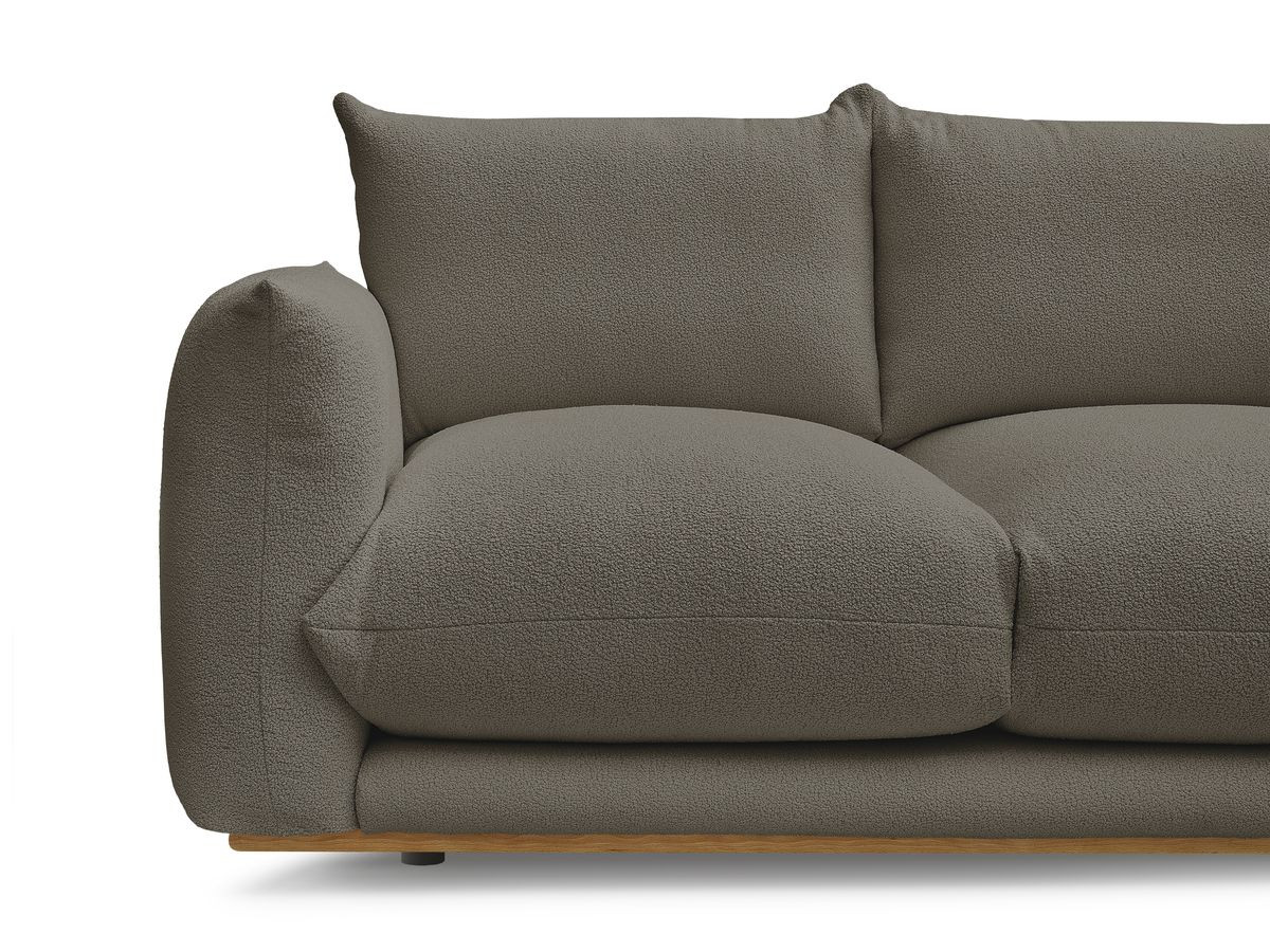 Bobochic Ernest Sofa 5-Sitzer Bouclé-Stoff Braun