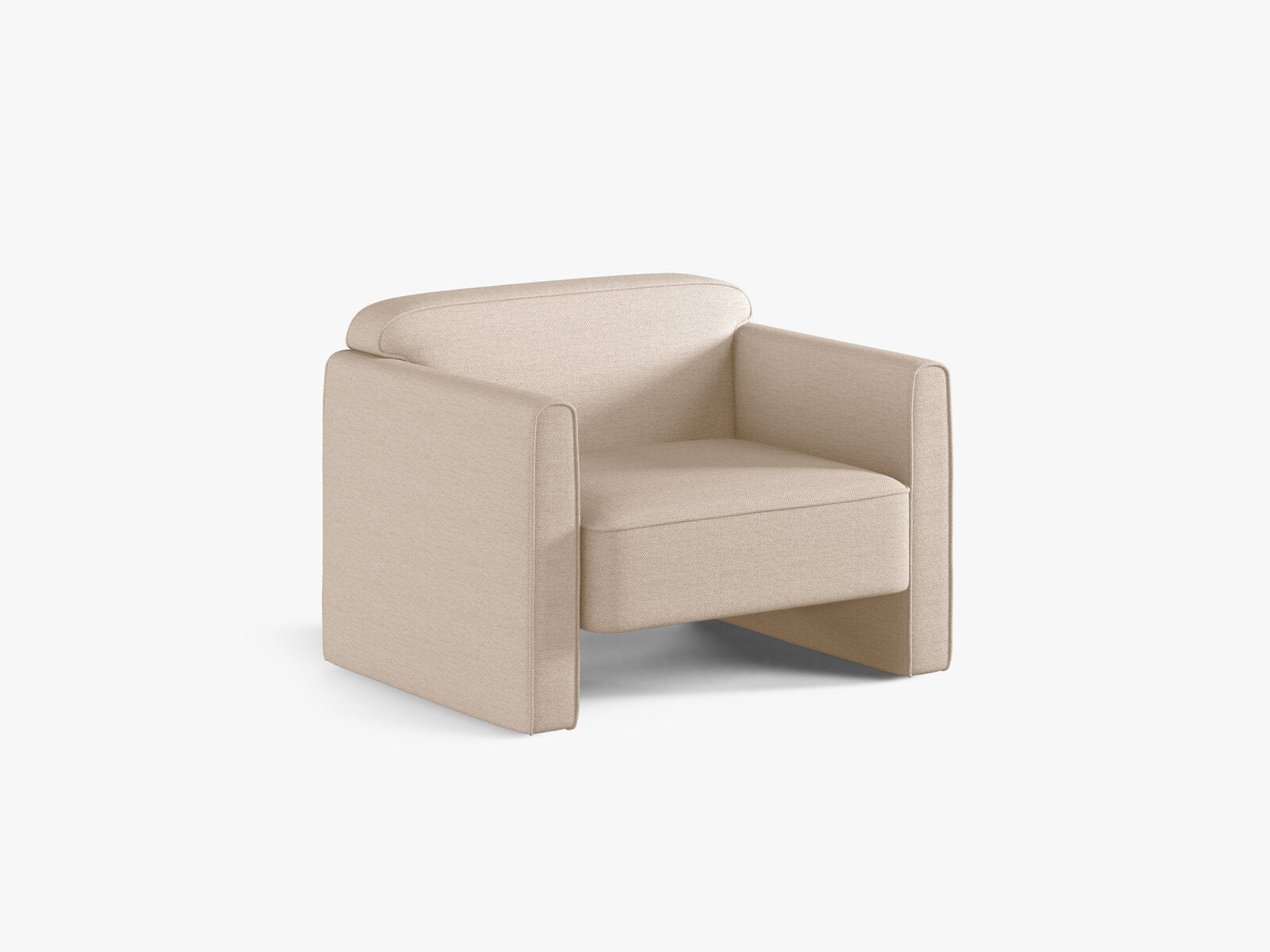 Micadoni Sessel Abby Strukturierter Stoff Heritage Sand