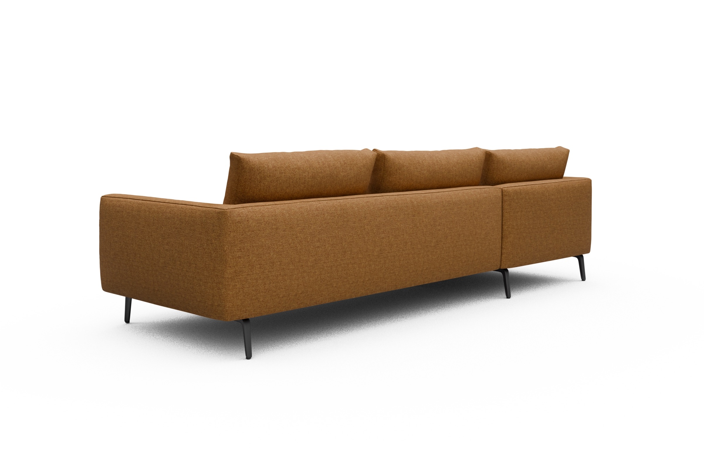 Ecksofa Karl Chaiselongue links mit 2,5-Sitzer Sama-Cur