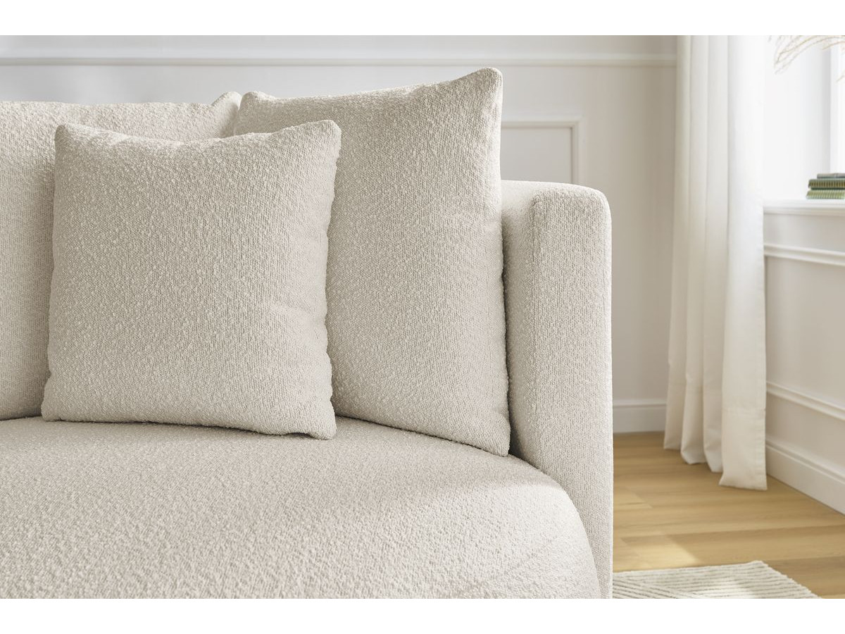 Bobochic Cesar Sessel Bouclé-Stoff Beige