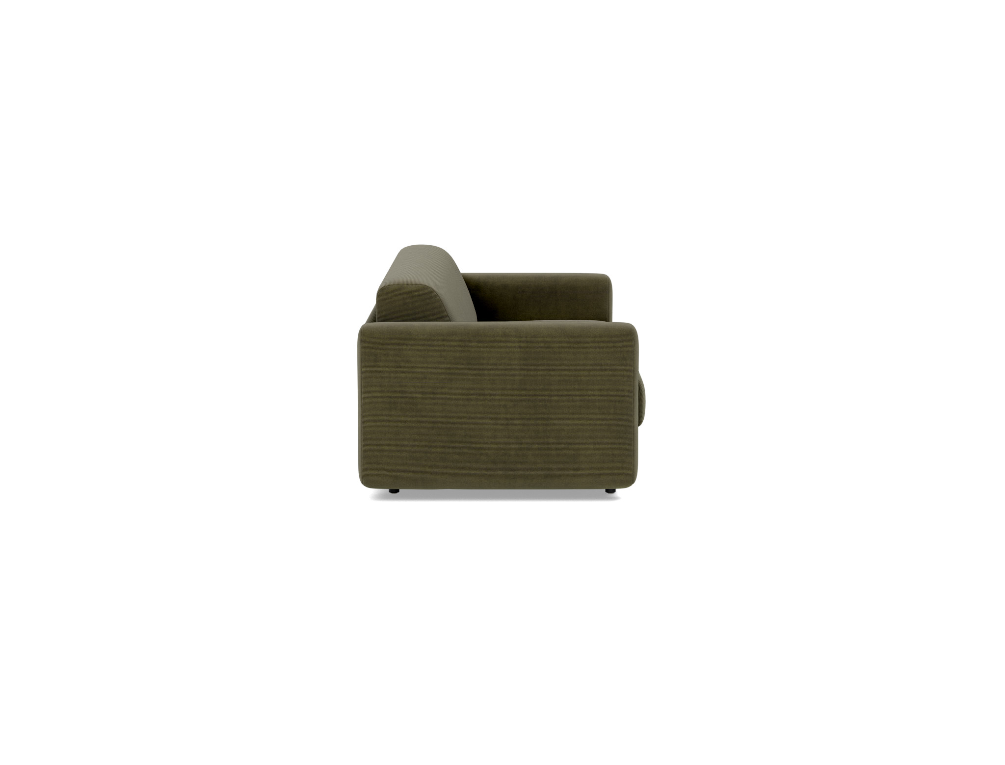 Schlafsofa Killian mit Taschenfederkernmatratze 160 Kord Cordufine 316-Pine-Green