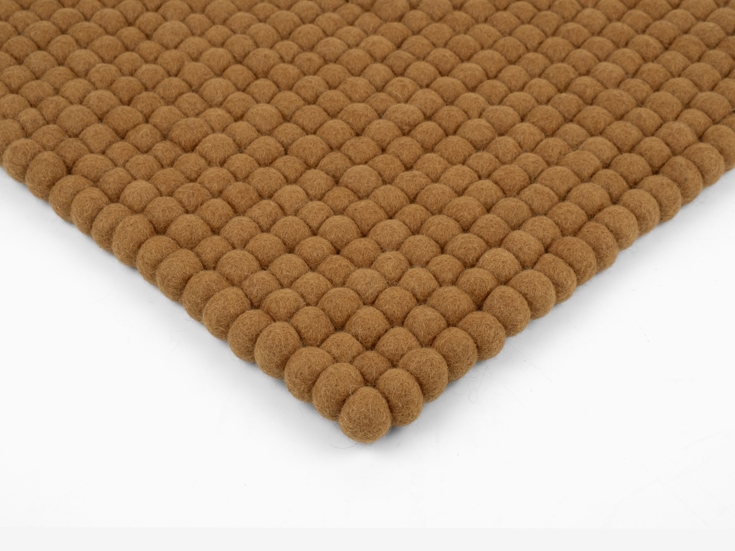 myfelt Omar Filzkugel-Sitzauflage Karamell 36 x 36 cm