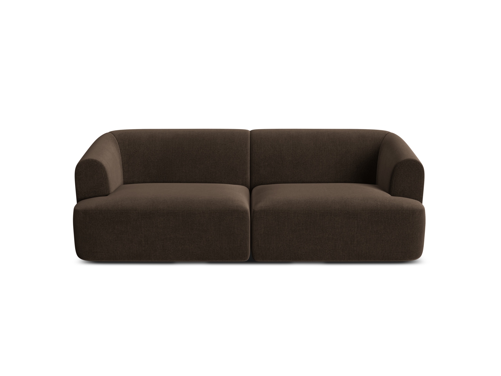 Cosmopolitan Design Sofa Campi 3-Sitzer Samt Vogue Schokolade
