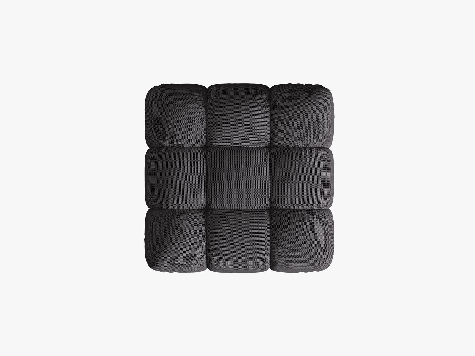 Micadoni Hocker Bellis 3D-Stoff Sonic Espresso