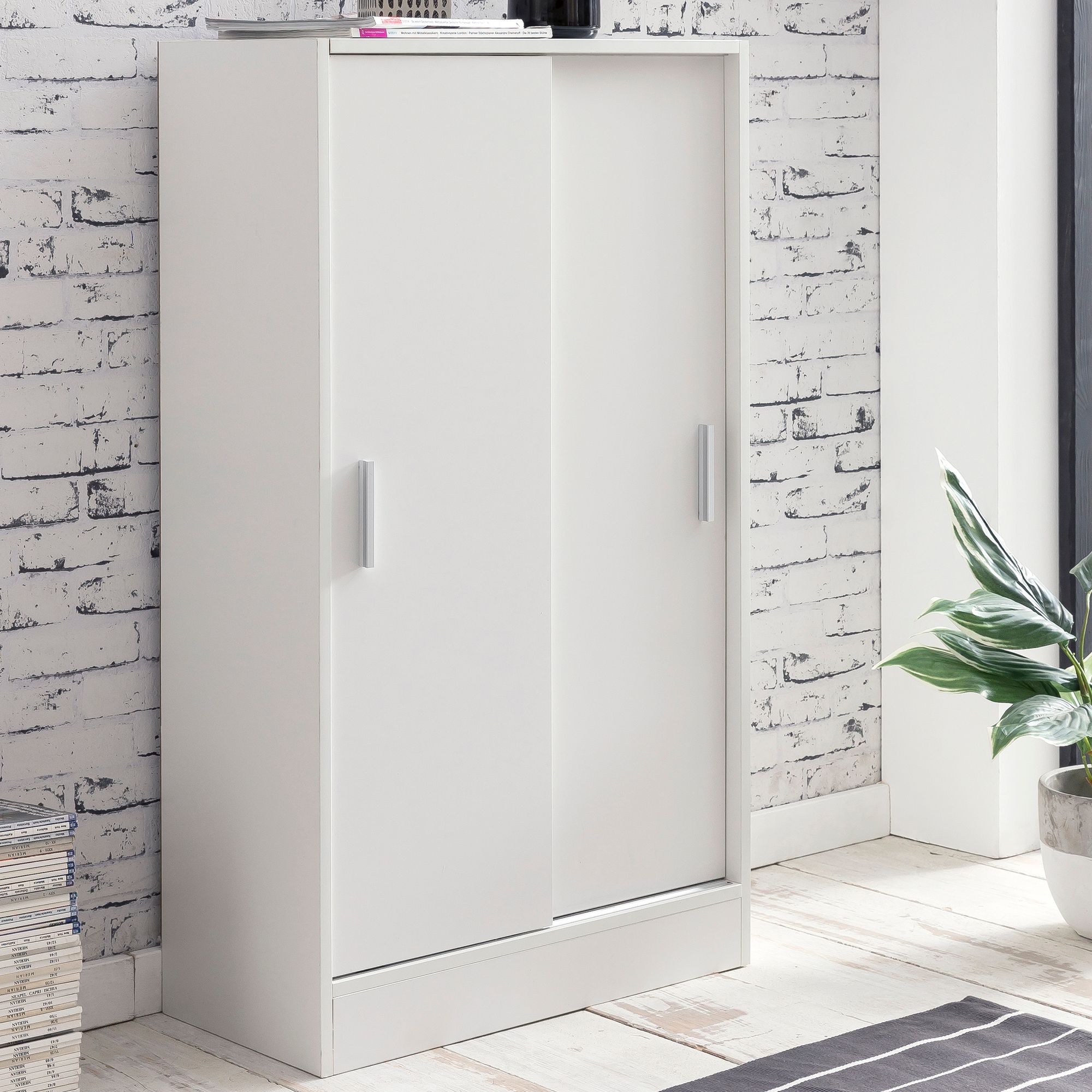 Sideboard Kegnaes Weiß 60 × 28,5 × 107,5 cm
