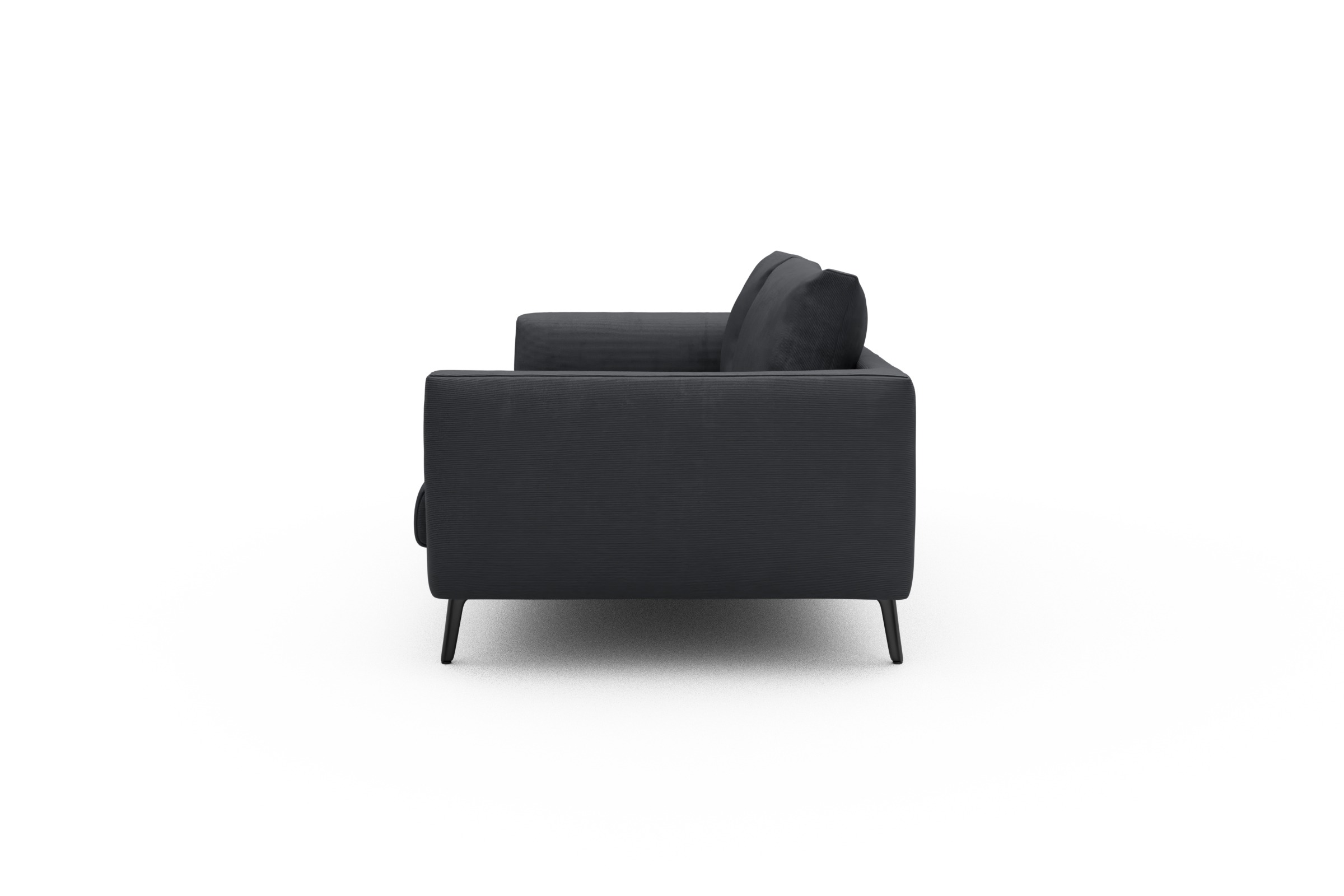 Sofa Karl 3-Sitzer Cordufine-Slate-Grey