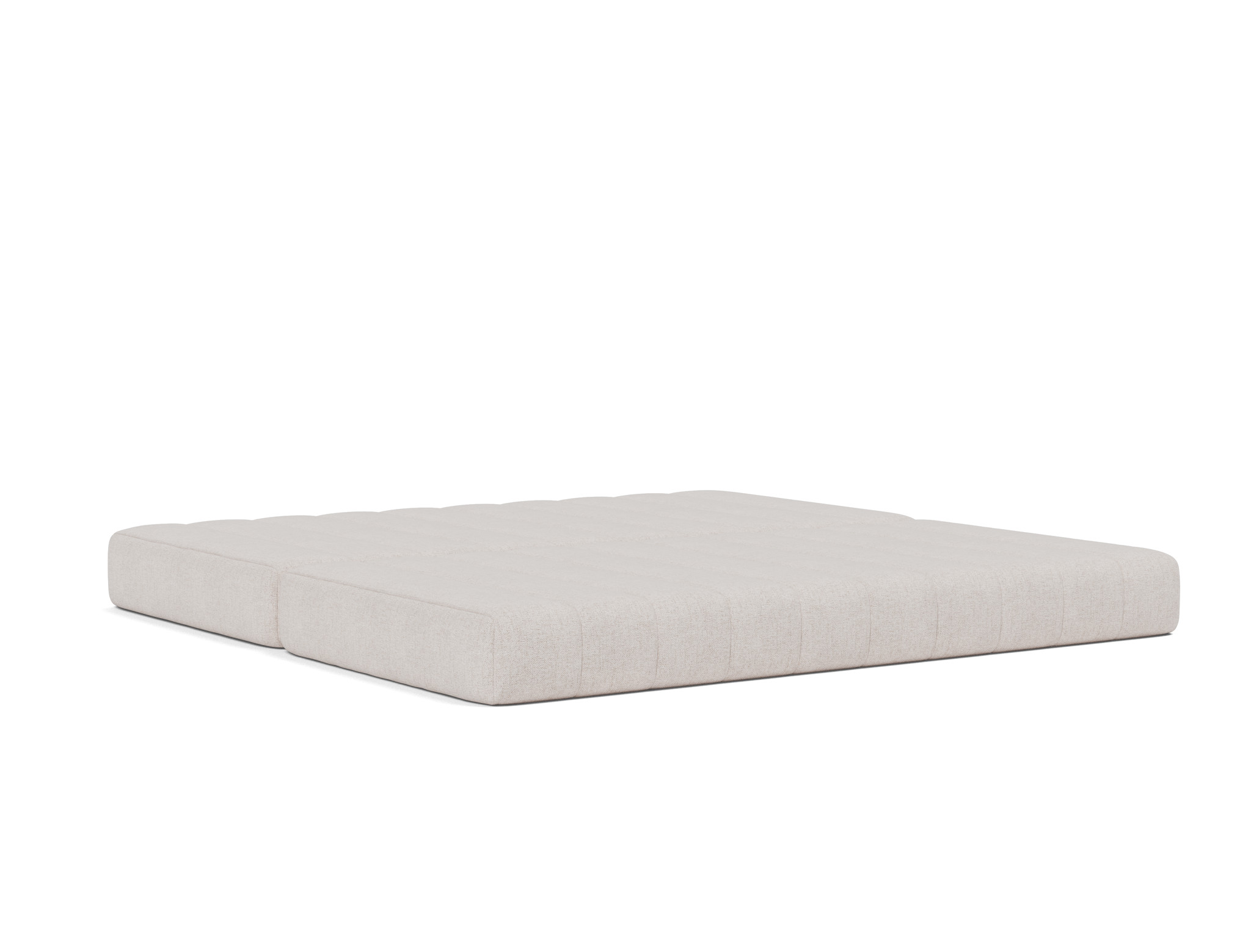 Schlafsofa CozyPad mit Armlehnen Strukturierter Stoff Weda 300-Weda-Sand