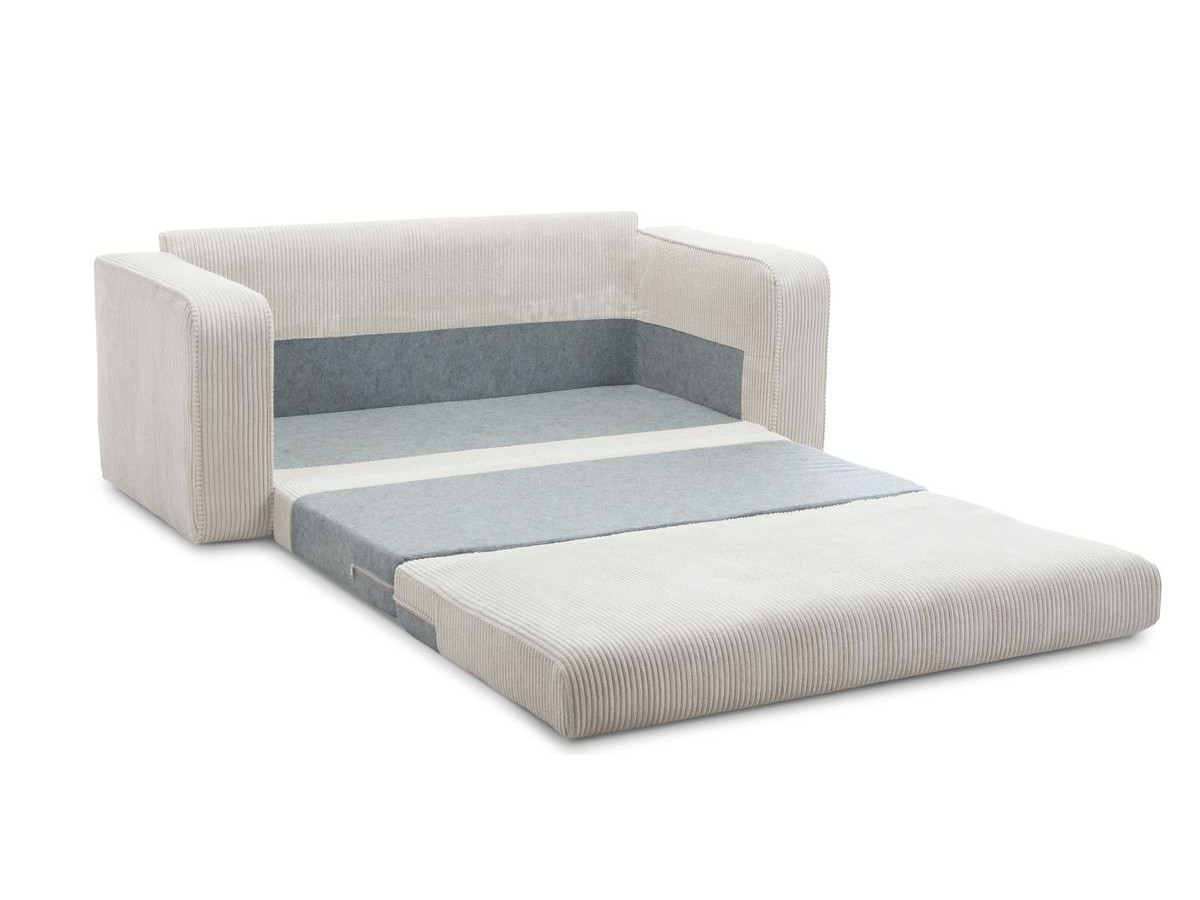 Bobochic Come Schlafsofa 2-Sitzer Cordsamt Beige