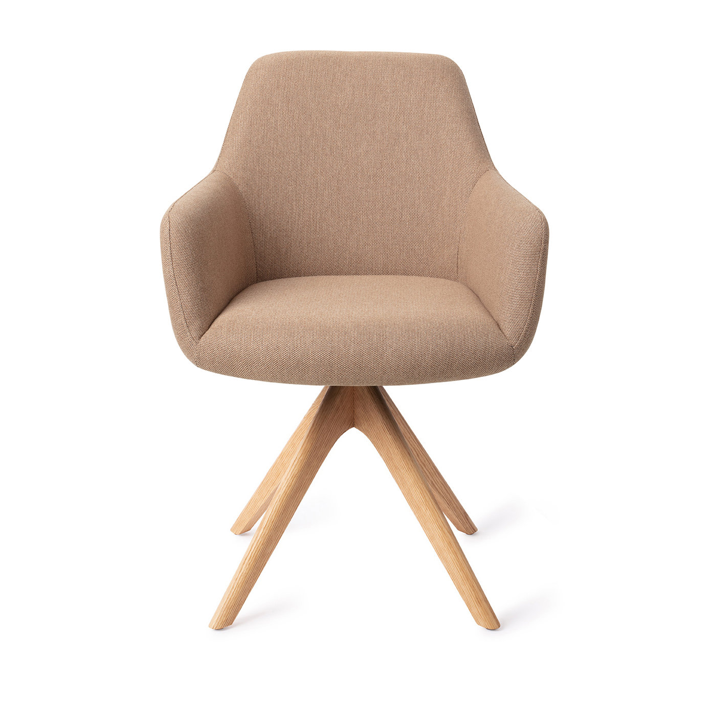 Jesper Home Esszimmerstuhl Hiroo Whisper Wheat Revolve Eiche Natur