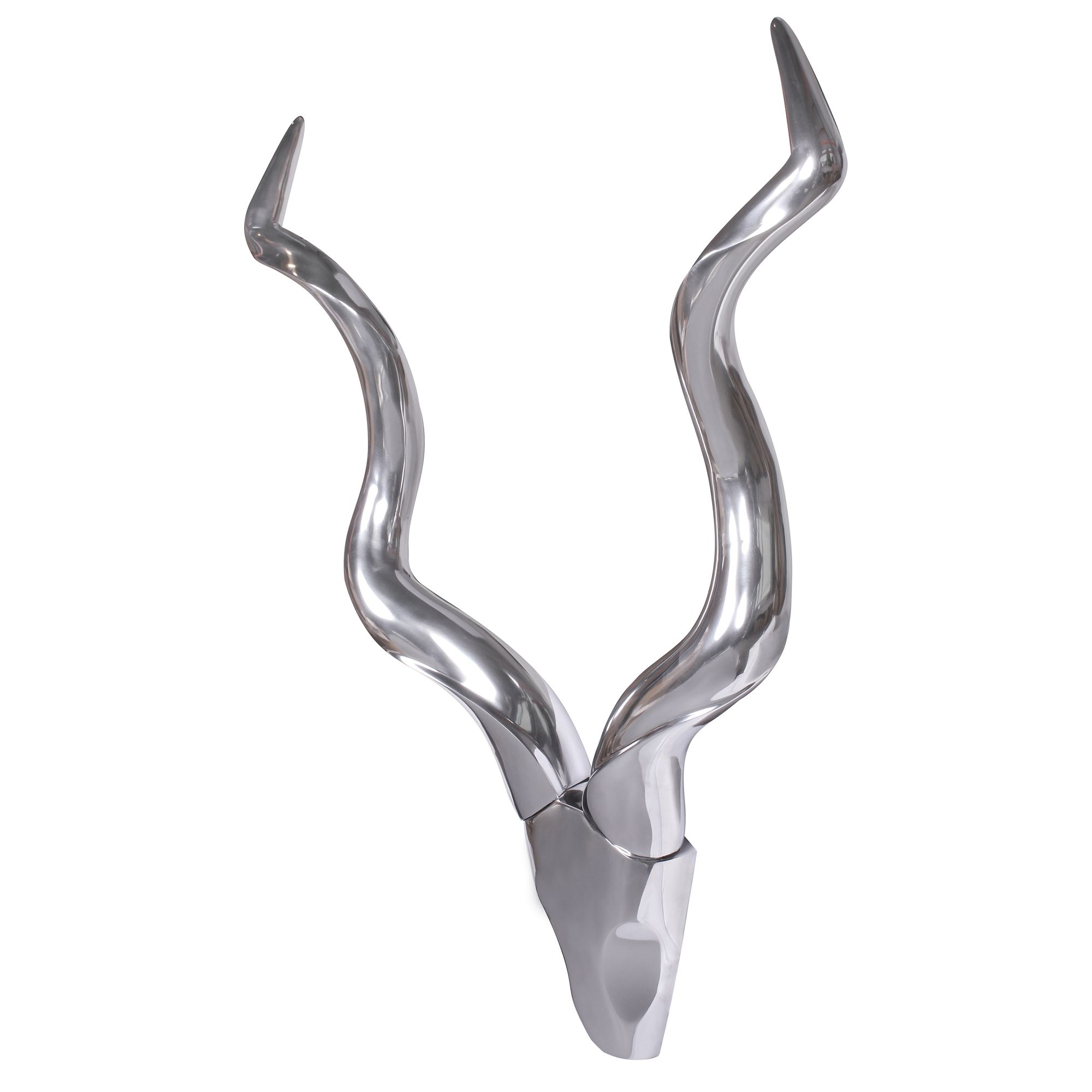 Dekogeweih Elverum Aluminium Silber 80 × 10 × 110 cm