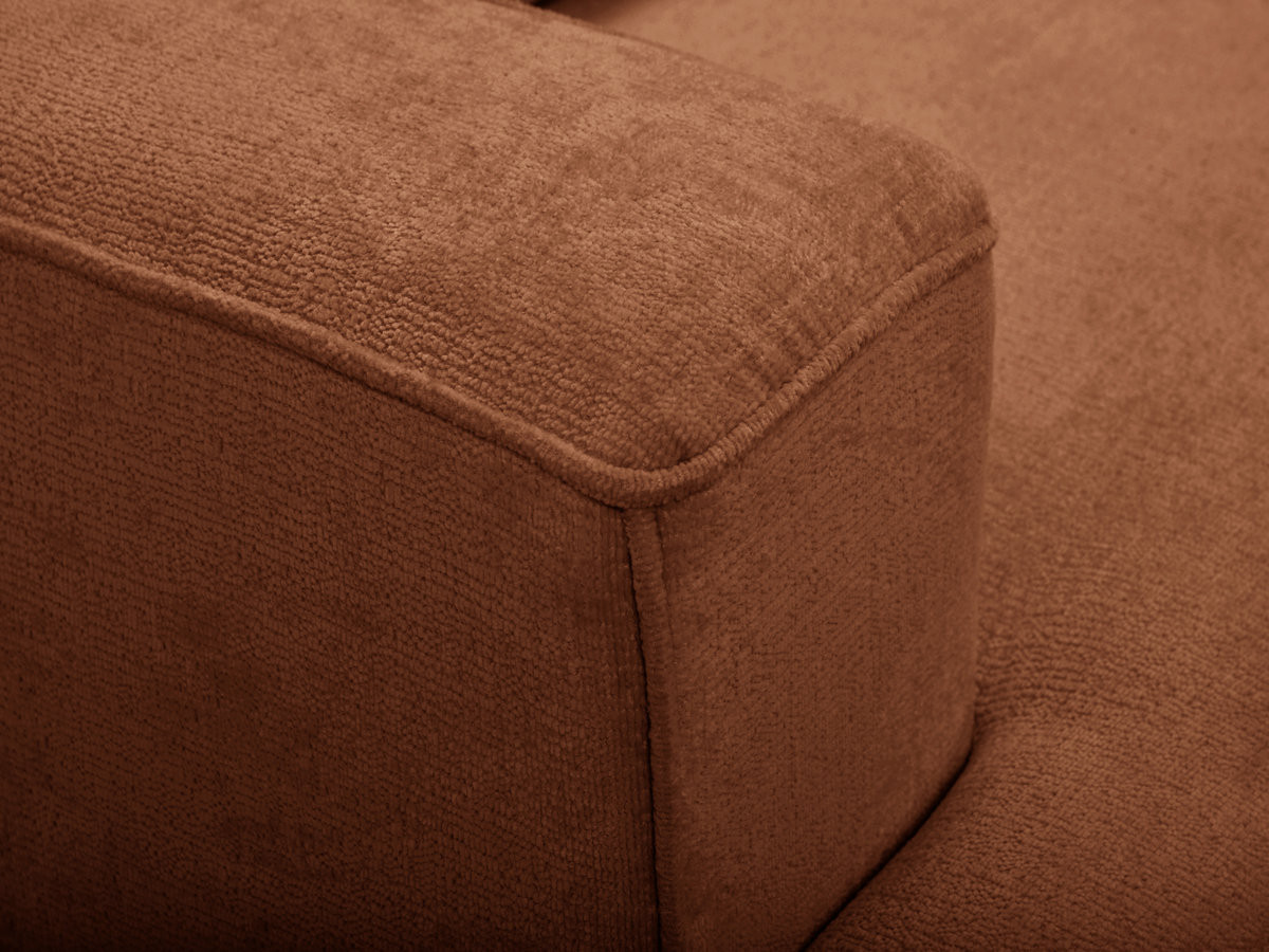 Bobochic Twiny Sofa 3-Sitzer Stoff Orange