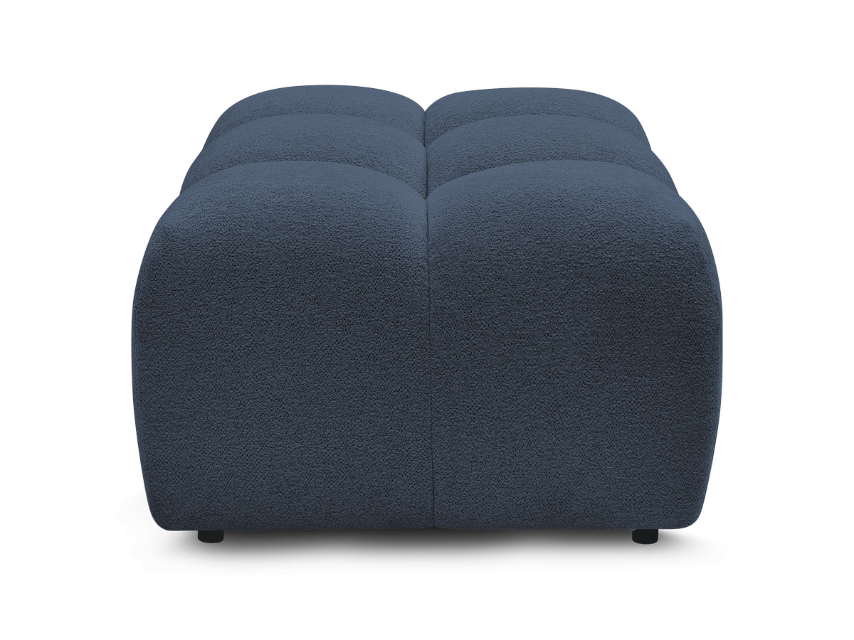 Bobochic Melisse Pouf Melange-Stoff Blau