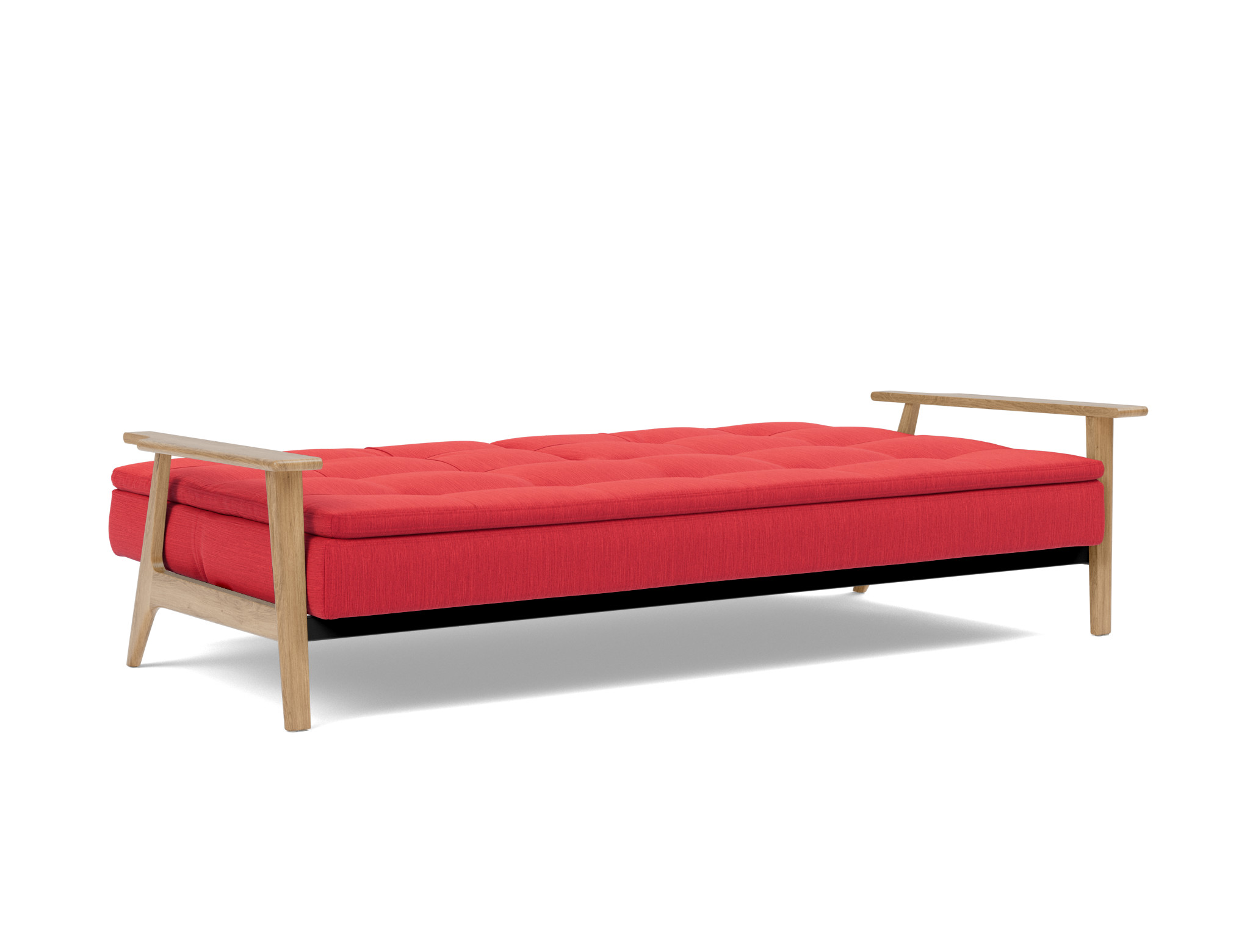 Schlafsofa Dublexo Frej Flachgewebe Elegance 511-Red