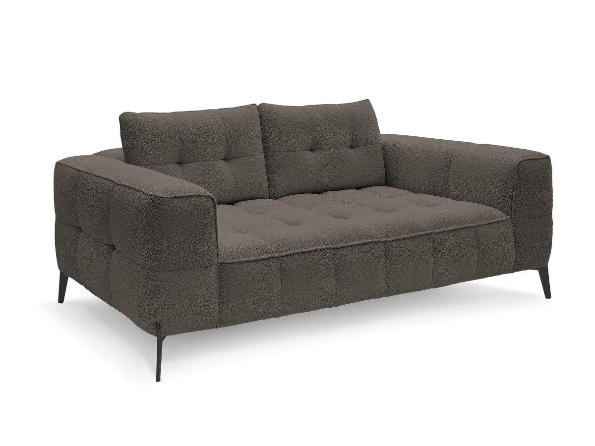 Bobochic Anis Sofa 2-Sitzer Bouclé-Stoff Braun