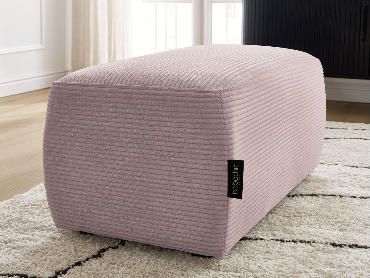 Bobochic Atilla Pouf Cordsamt Violett