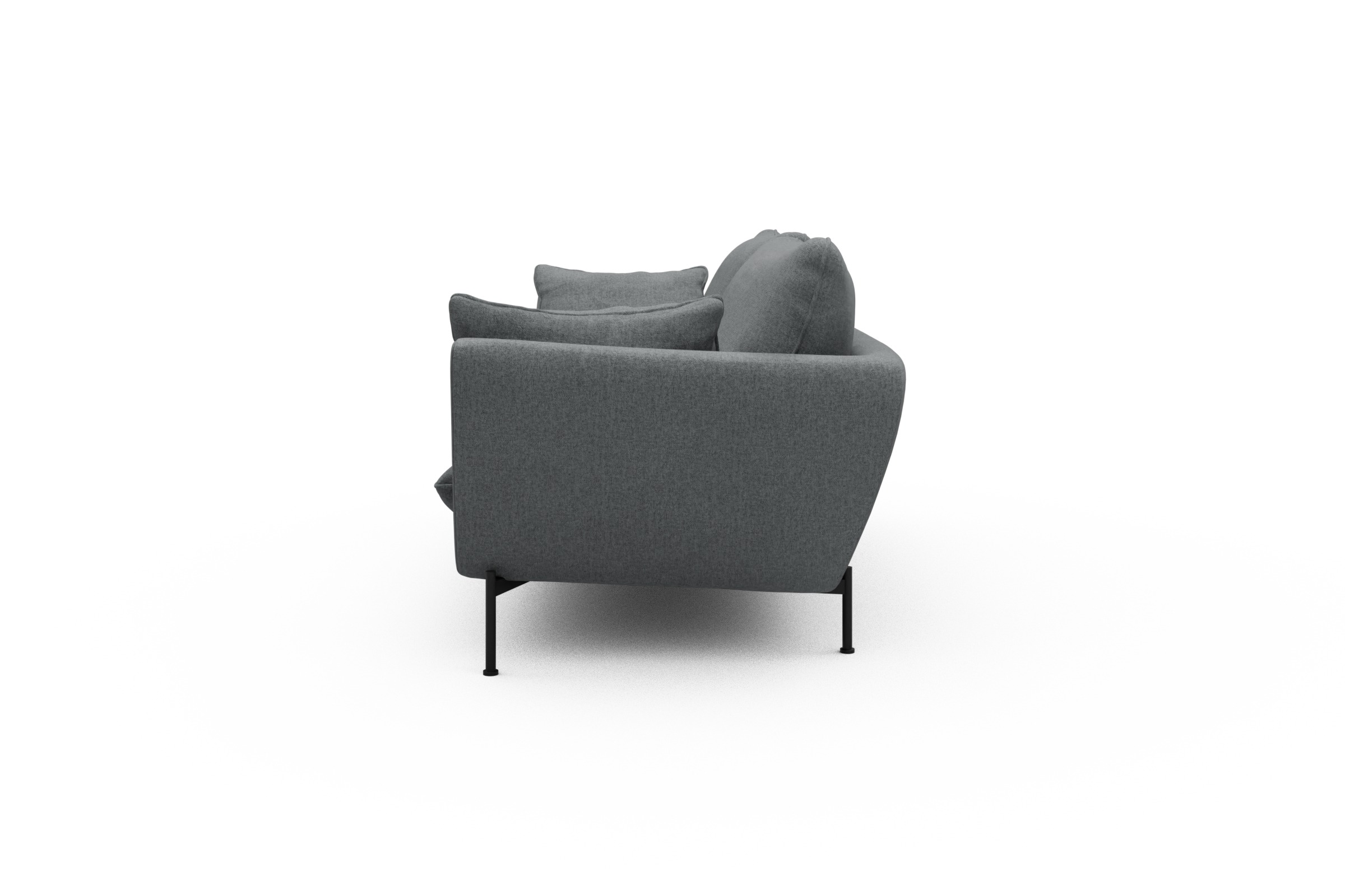Sofa Anton 3-Sitzer Casone-Gravel-Grey