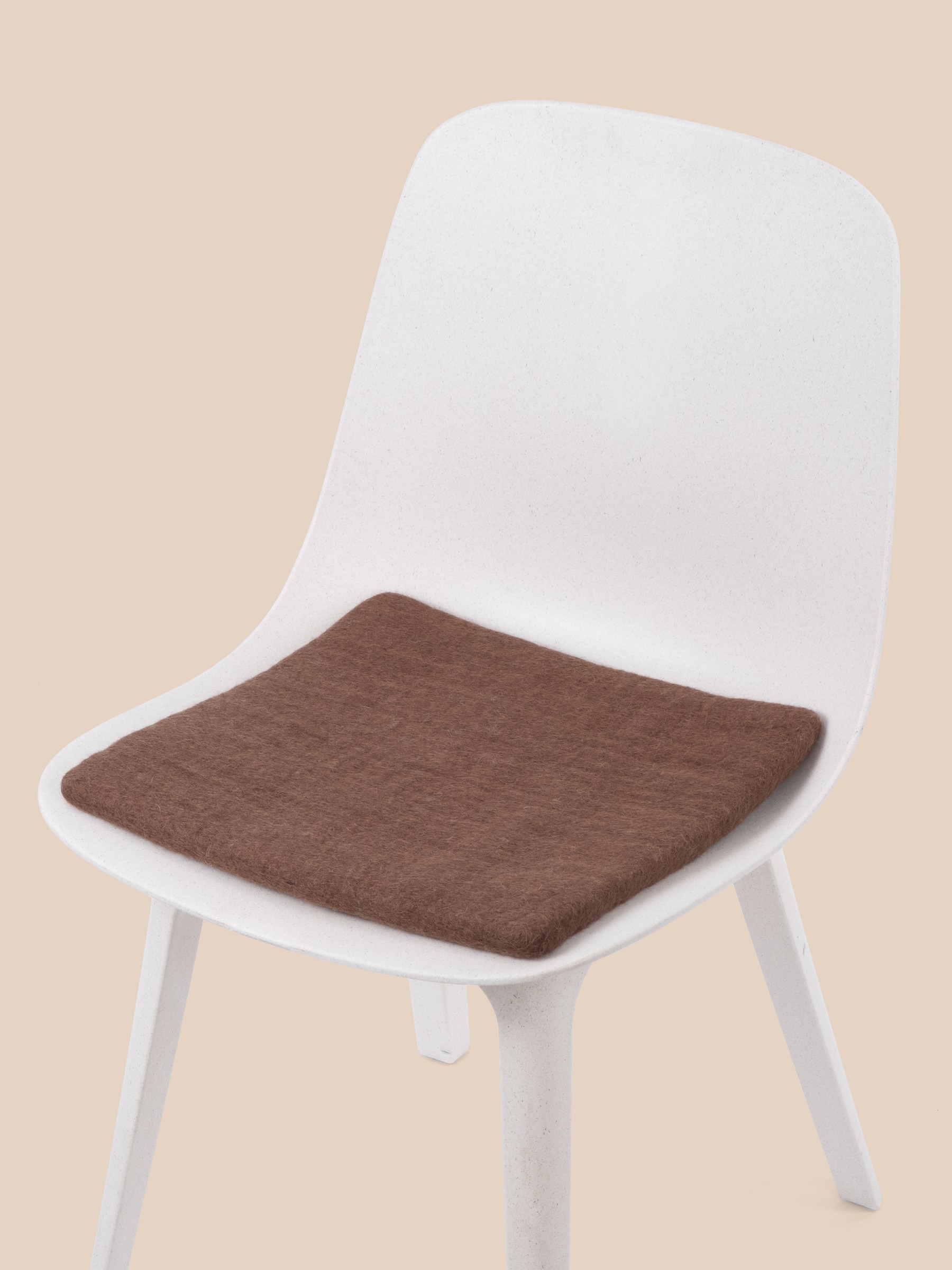 myfelt Egon Filz-Sitzauflage Braun 36 x 36 cm