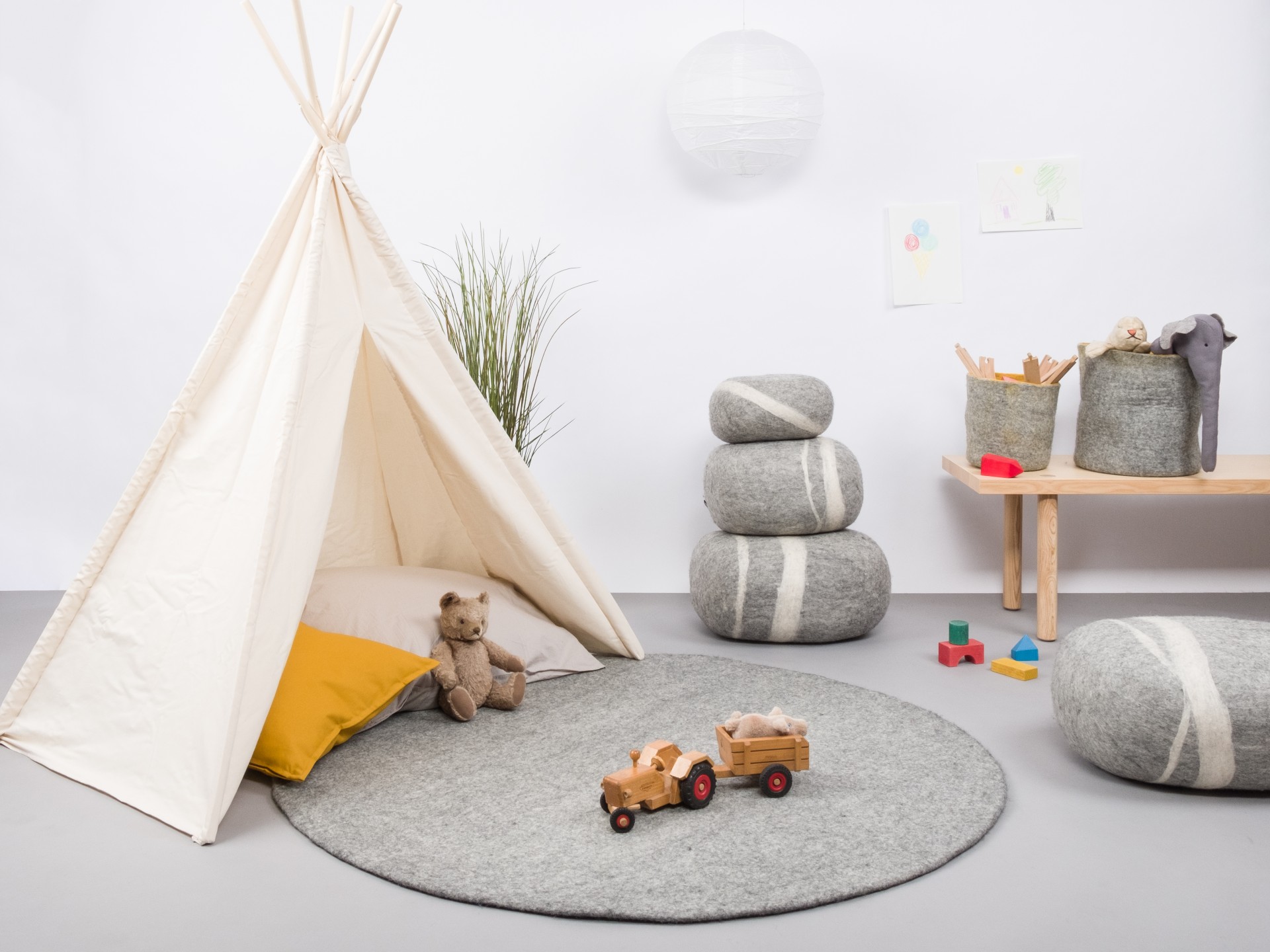 myfelt Carl Filzteppich - 70 cm