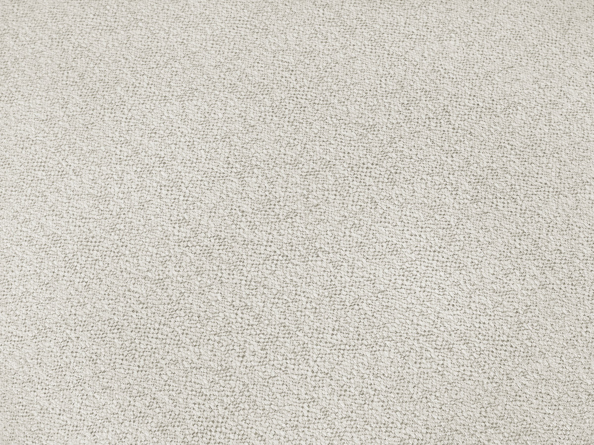Bobochic Voltaire Ecksofa 322 × 268 cm Melange-Stoff Weiß Ecke rechts