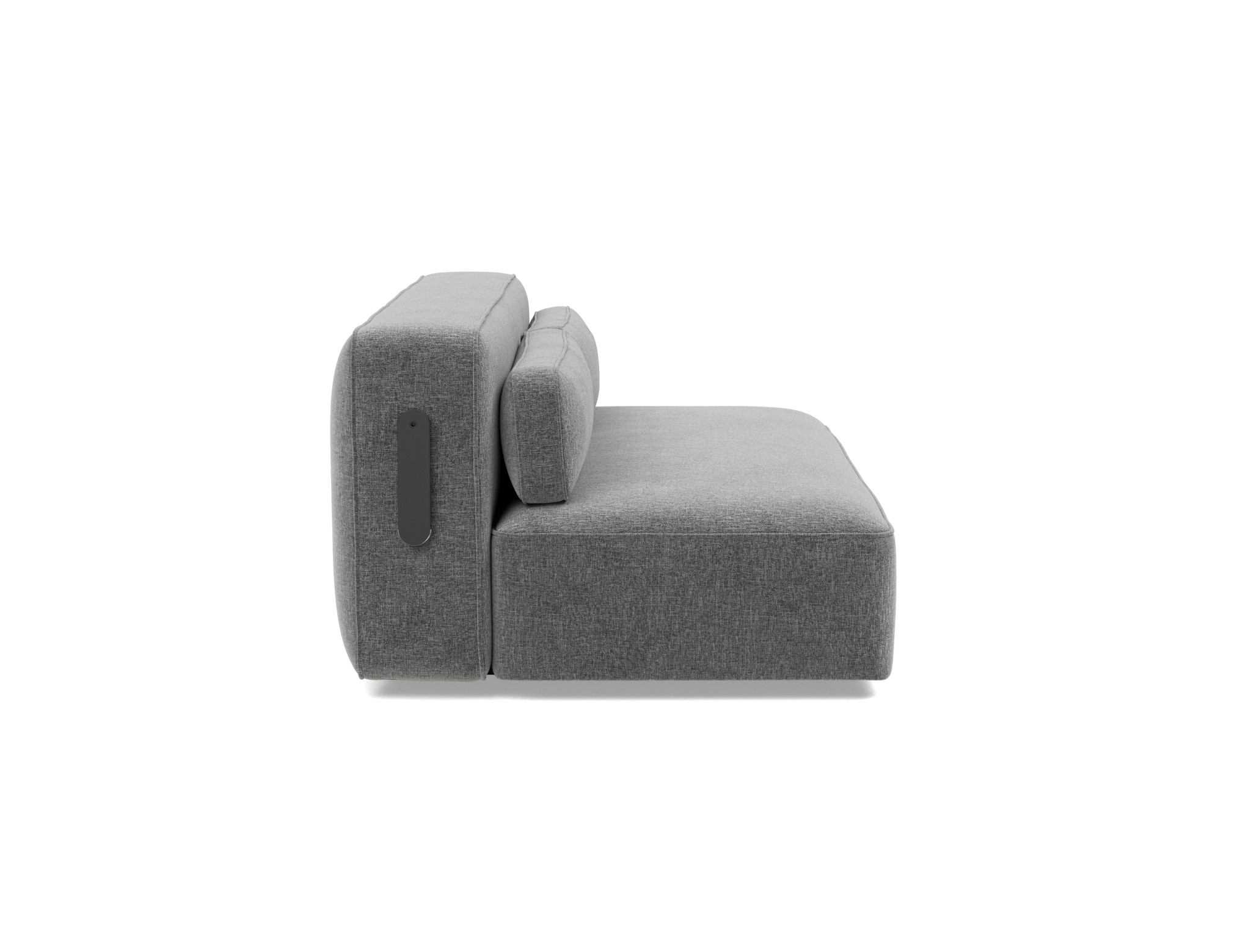 Schlafsofa Yonata Strukturierter Stoff Twist 563-Charcoal
