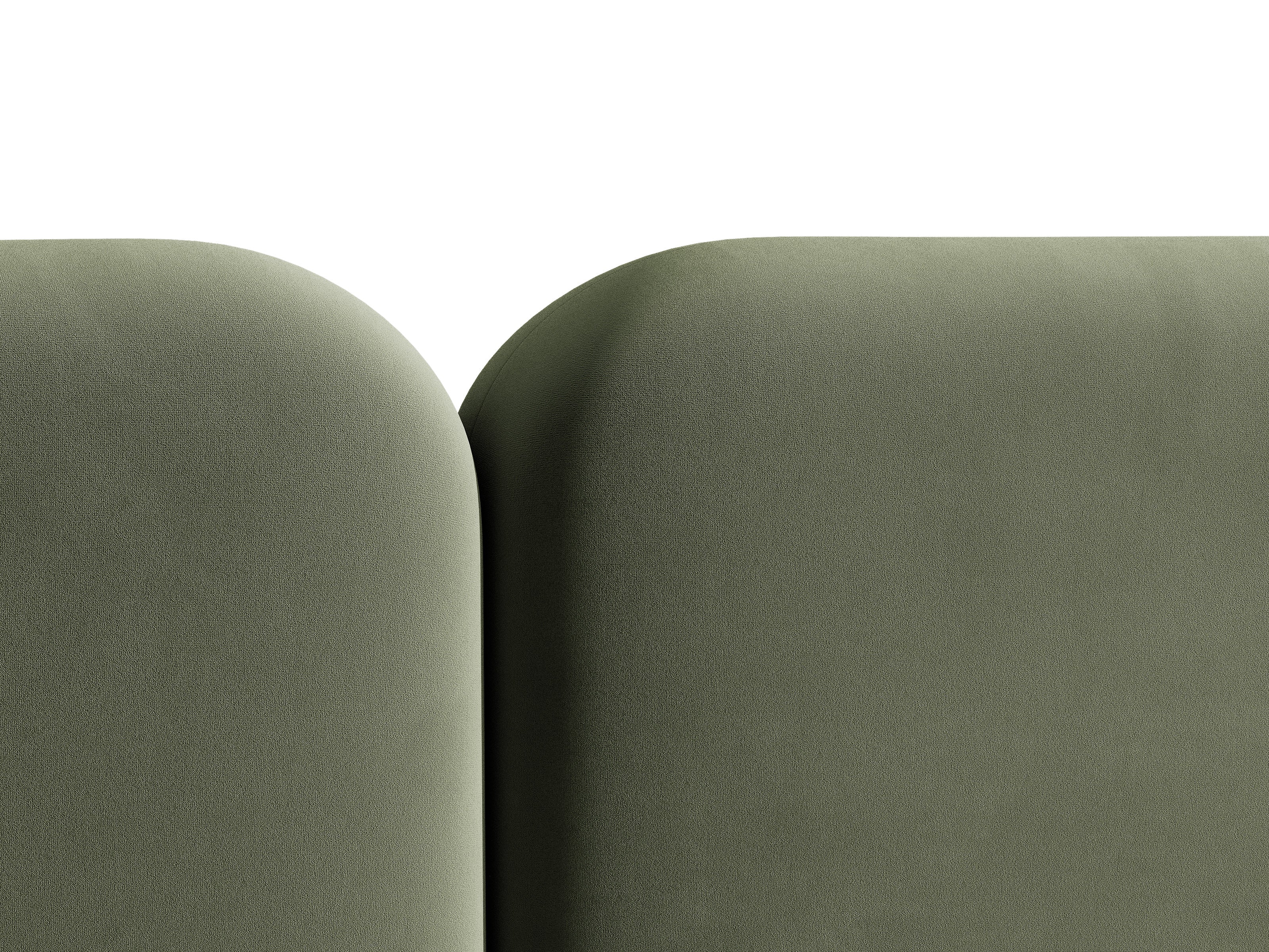 Micadoni Stauraumbett mit Kopfteil Saga Samt Magic Velvet Grün 140x200