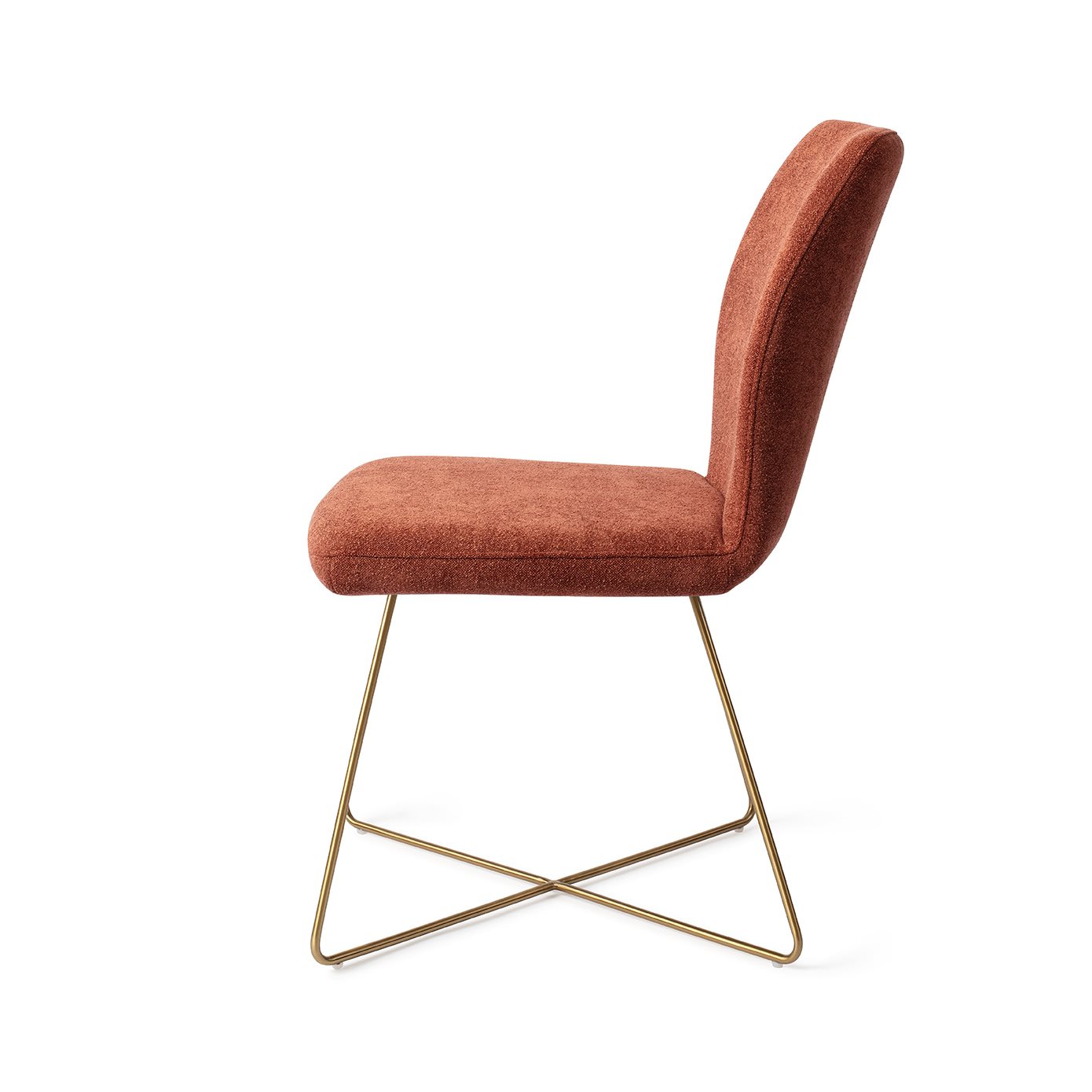 Jesper Home Esszimmerstuhl Ikata Cosy-Copper Cross Gold