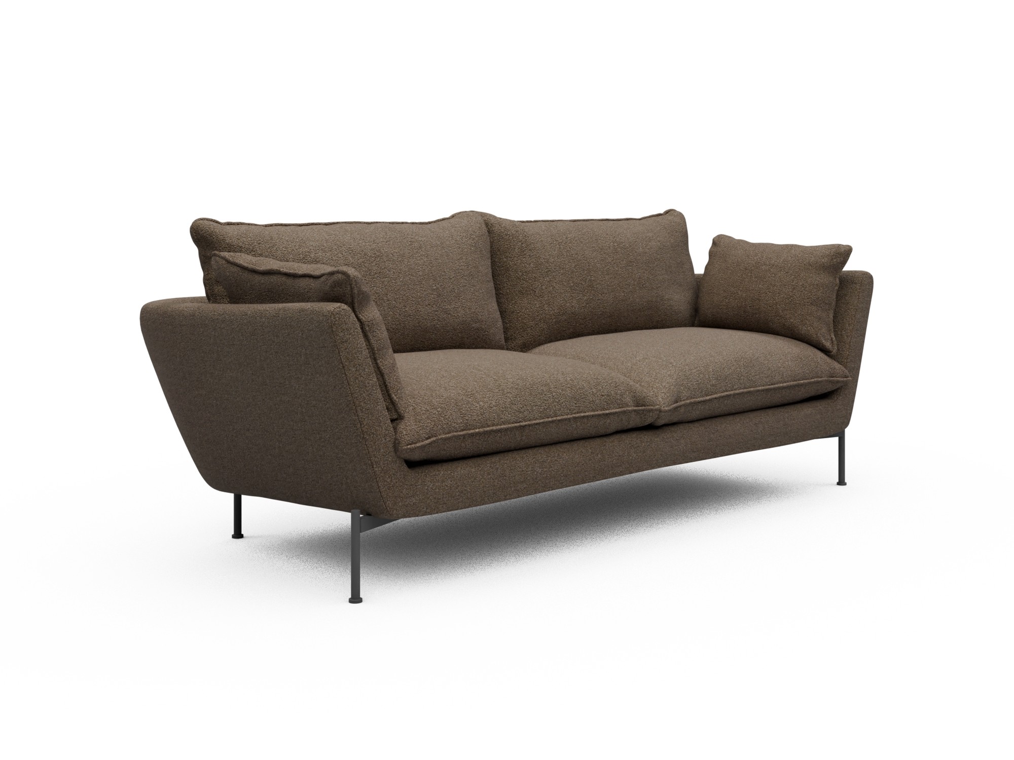Skandi Home Sofa Anton Soft 3-Sitzer Aivi-Khaki-Brown moebelfaktor