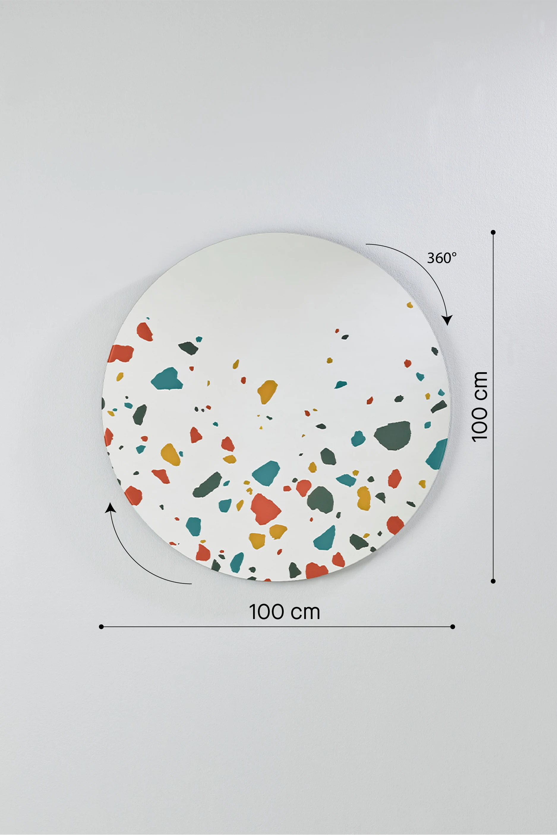 deKnudt Terrazzo Round – Maßzeichnung 5