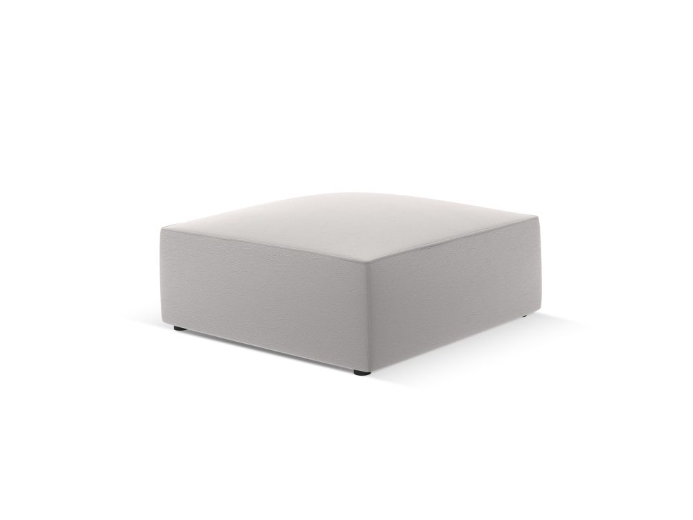 Cosmopolitan Design Pouf Siena Kunstleder Pacifico Hellgrau