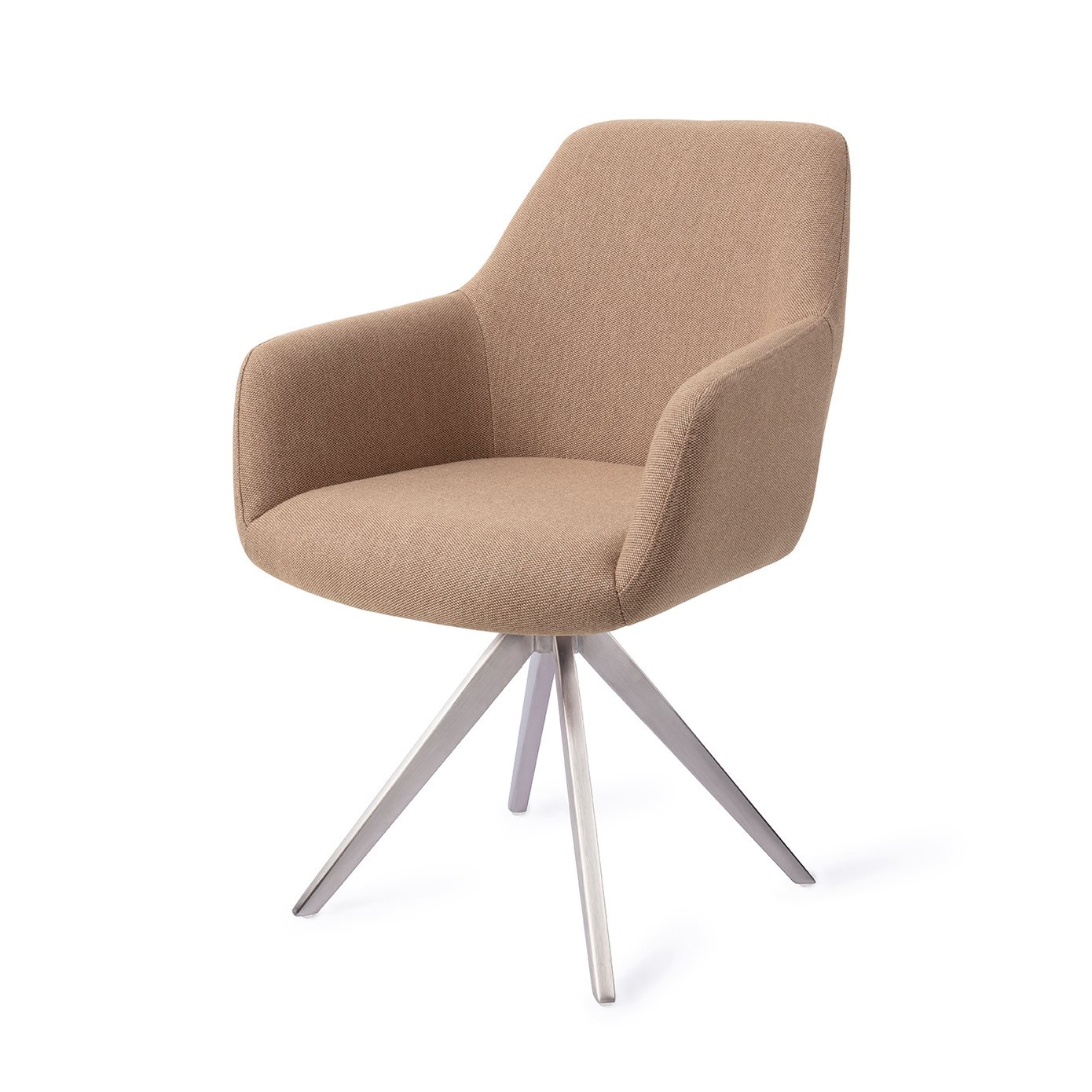 Jesper Home Esszimmerstuhl Hiroo Whisper-Wheat Turn Stahl
