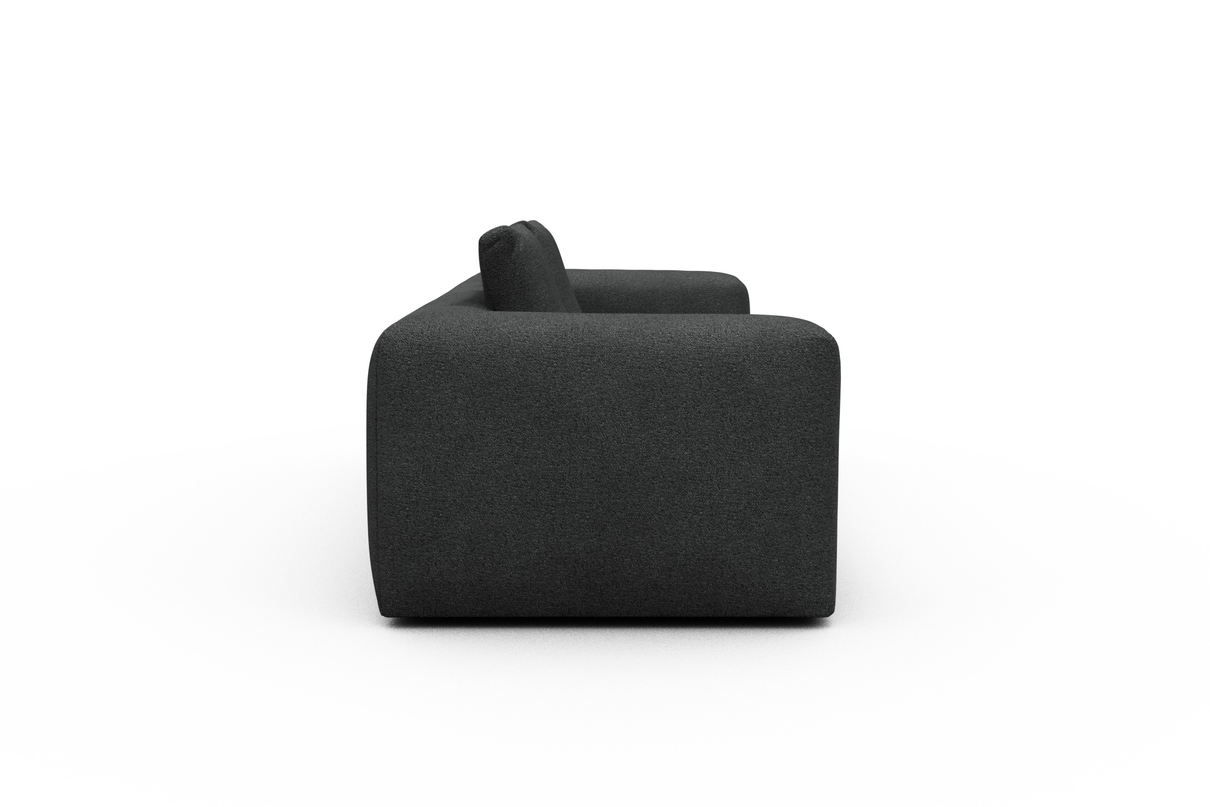 Sofa Fred 3-Sitzer Boucle-Charcoal