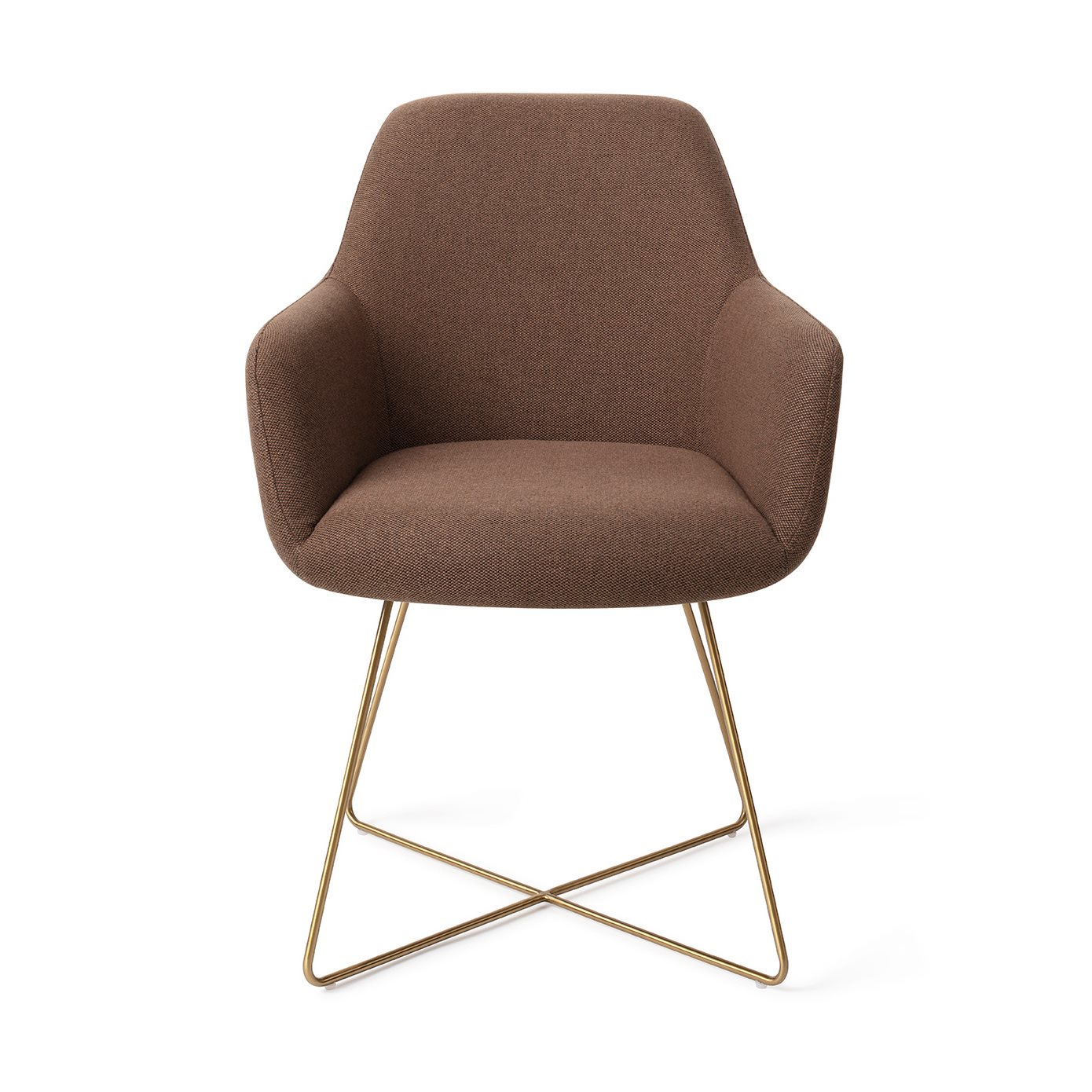 Jesper Home Esszimmerstuhl Hiroo Rustic-Rye Cross Gold moebelfaktor