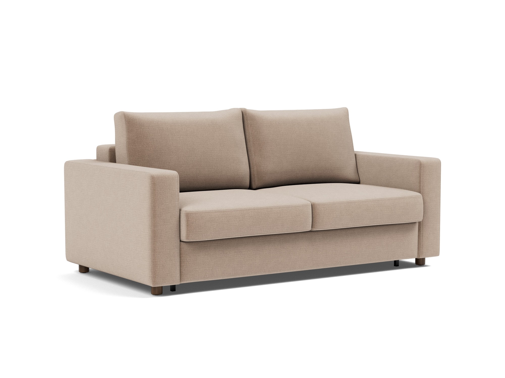 Schlafsofa Neah mit Standard-Armlehnen 160 Chenille Esina 417-Mocha