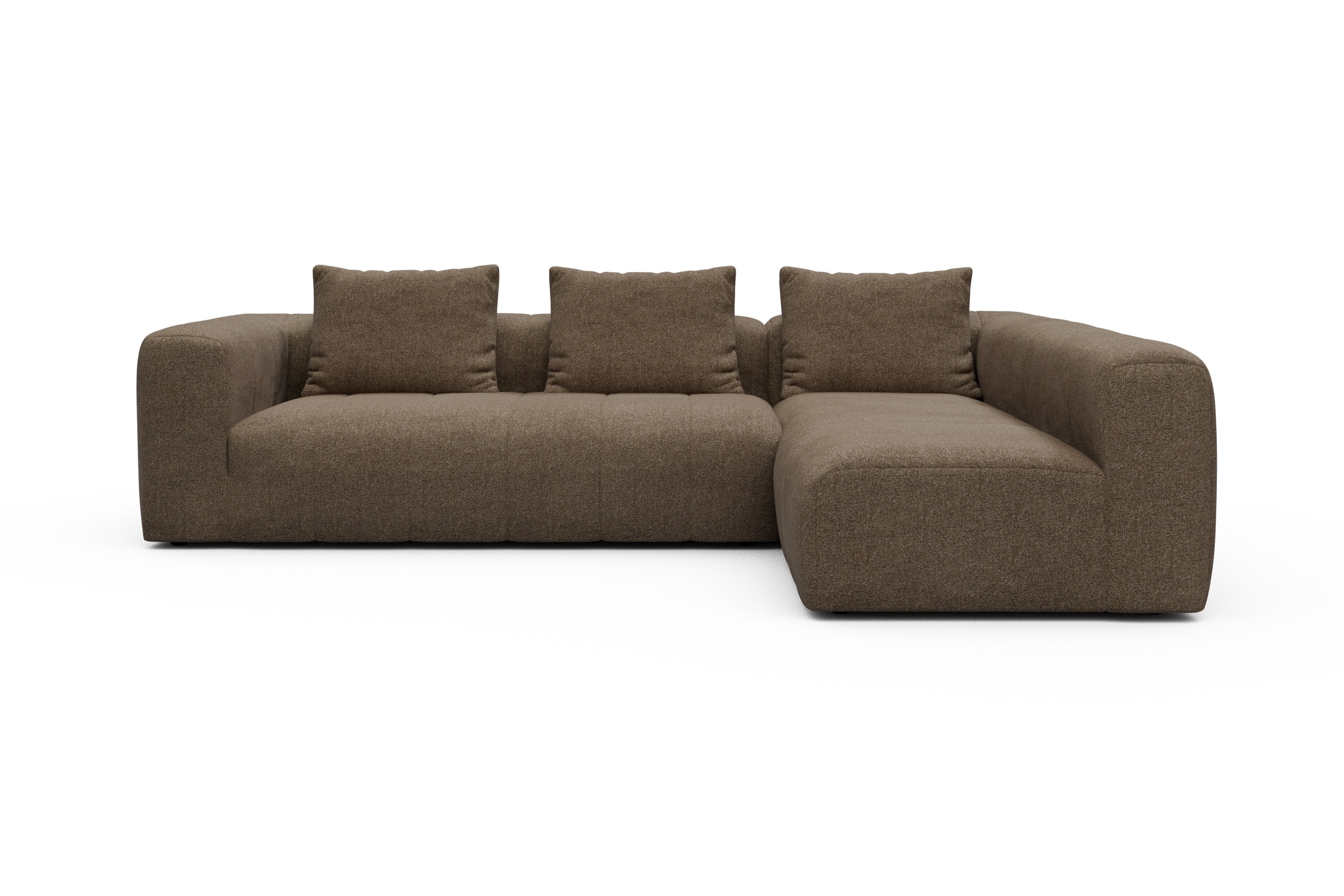Hugo 2x 2,5-Sitzer Armlehne links Aivi-Khaki-Brown moebelfaktor