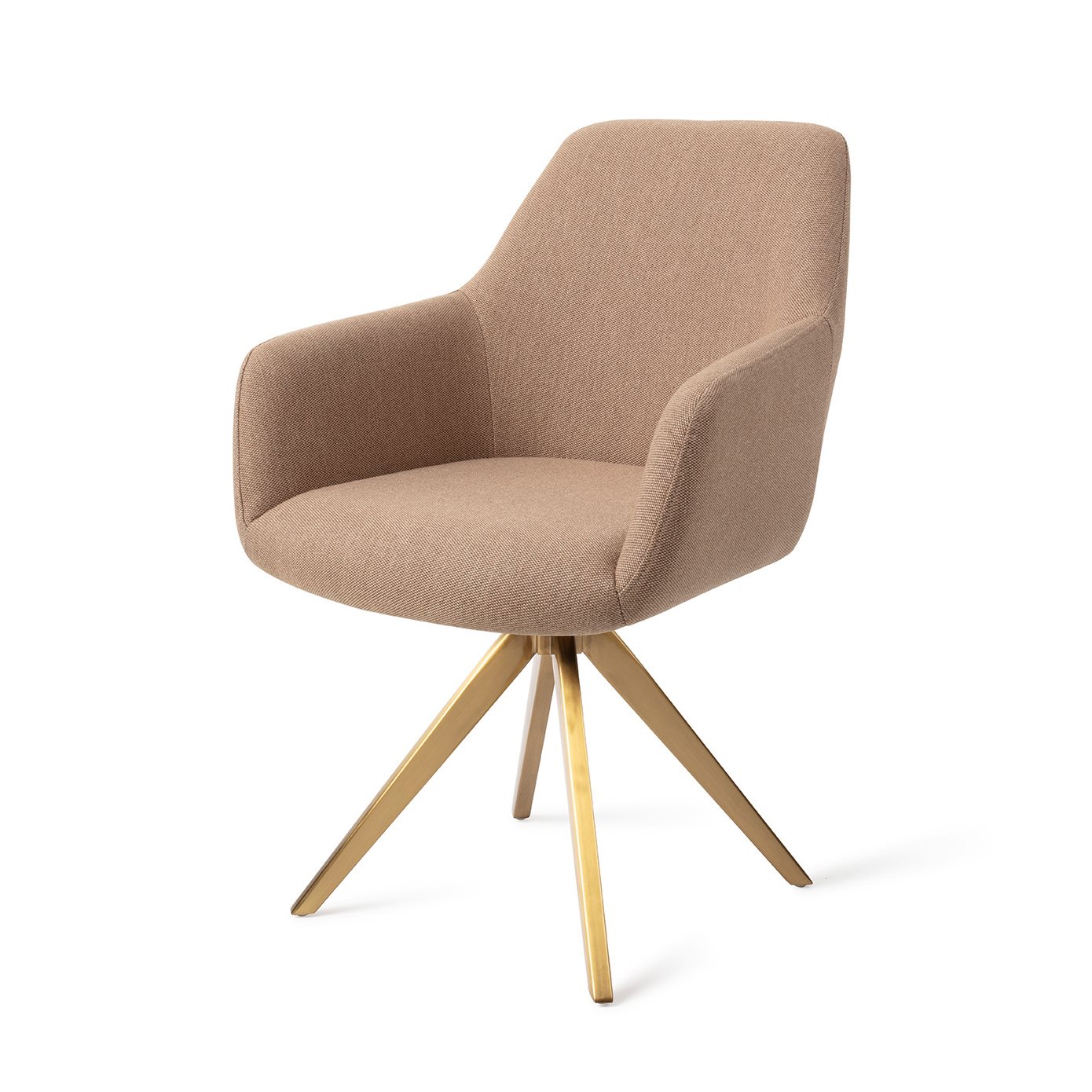 Jesper Home Esszimmerstuhl Hiroo Whisper-Wheat Turn Gold