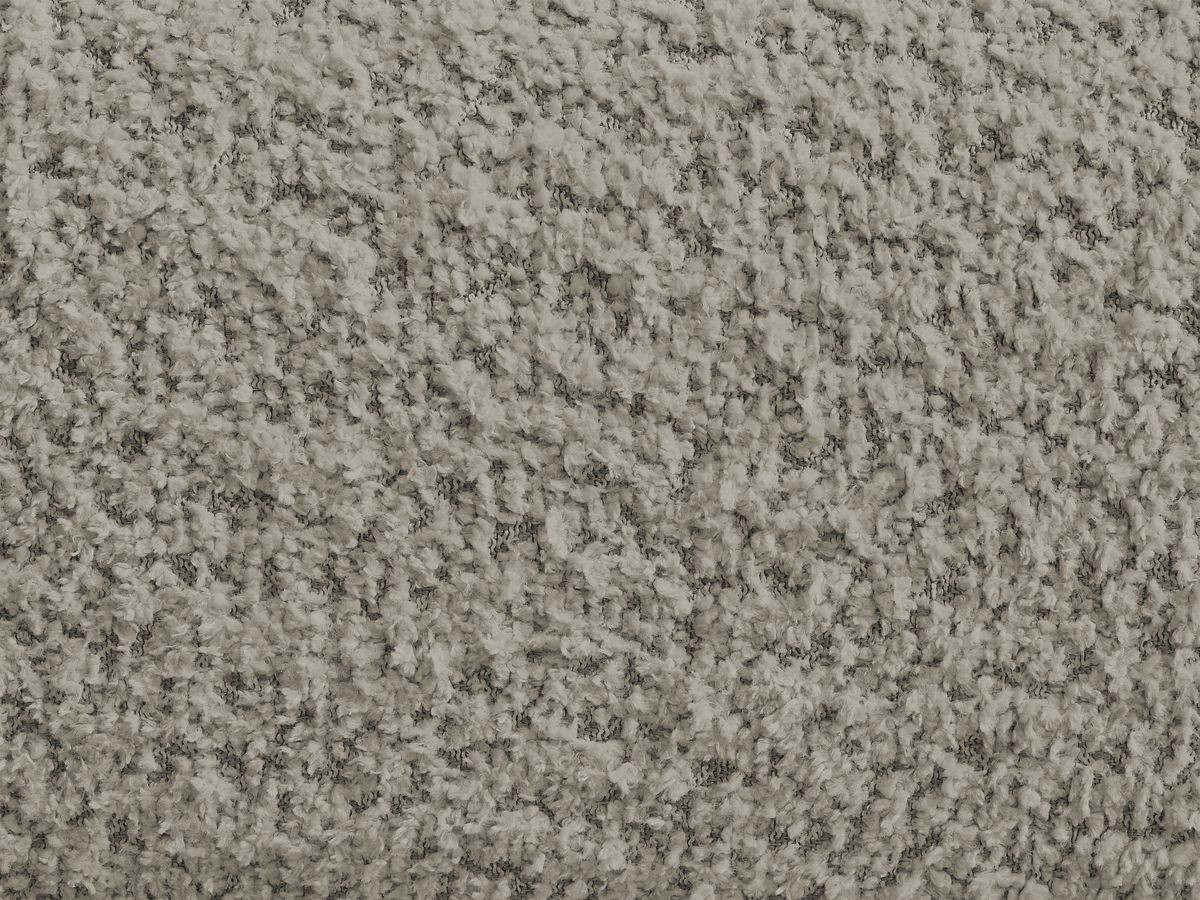 Bobochic Pamira Pouf Bouclé-Stoff Taupe