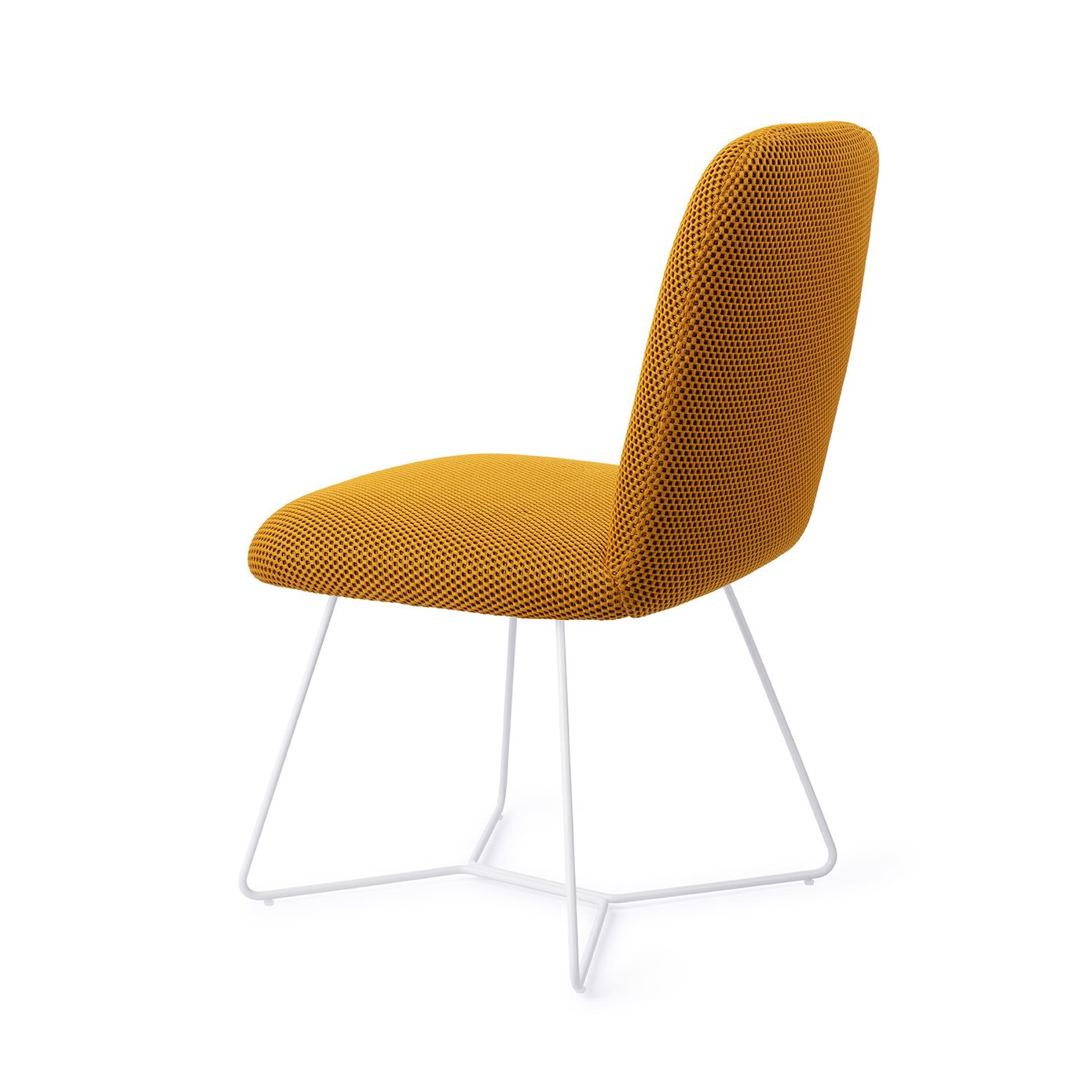Jesper Home Esszimmerstuhl Taiwa Groovy-Garam Beehive Weiß