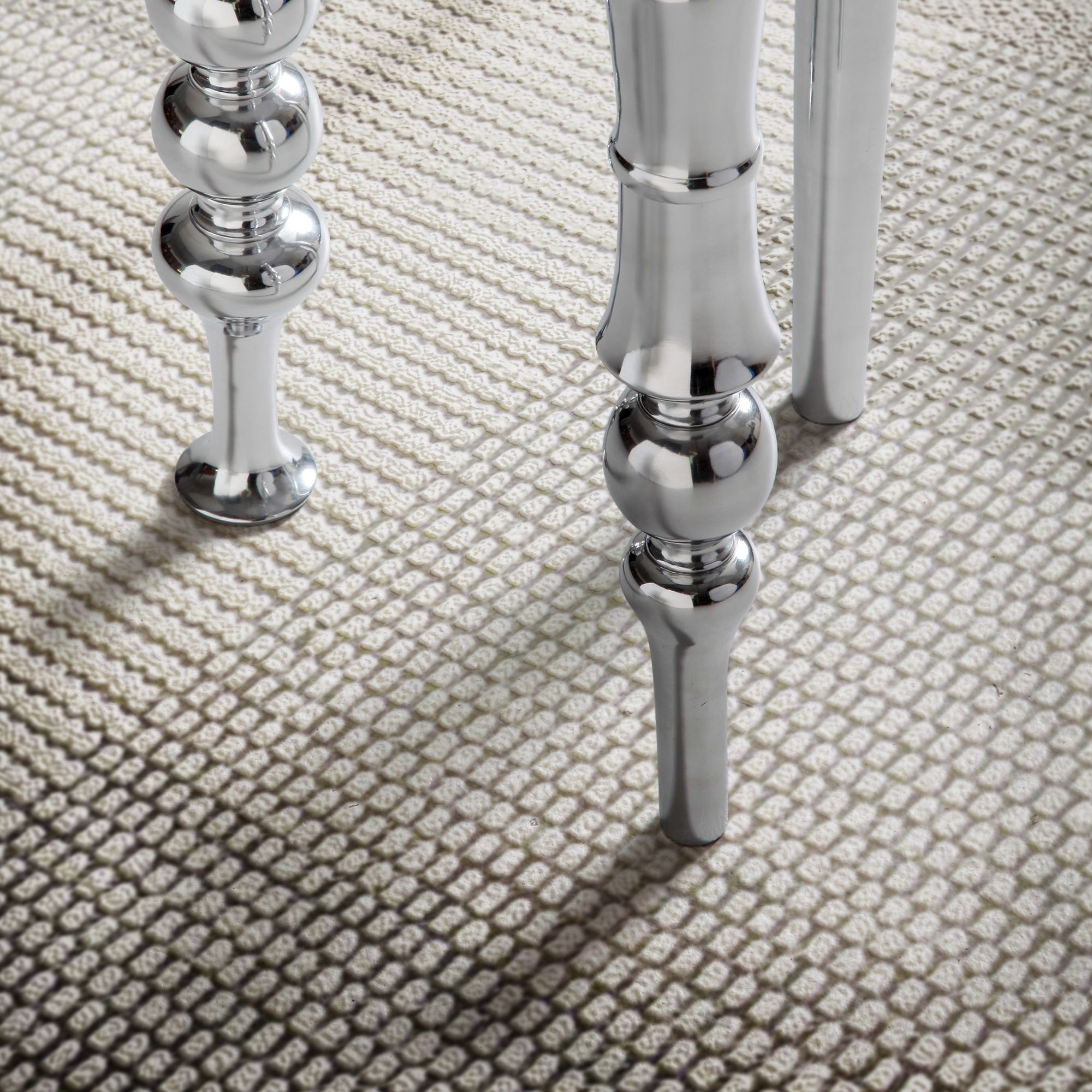 Beistelltisch Tolga Aluminium Silber Ø 44 × H 63 cm