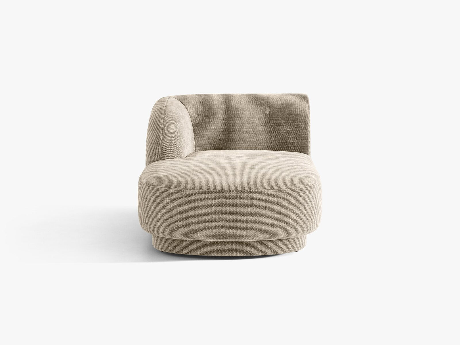 Micadoni Modul Miley 2-Sitzer Links Chenille Haga Beige