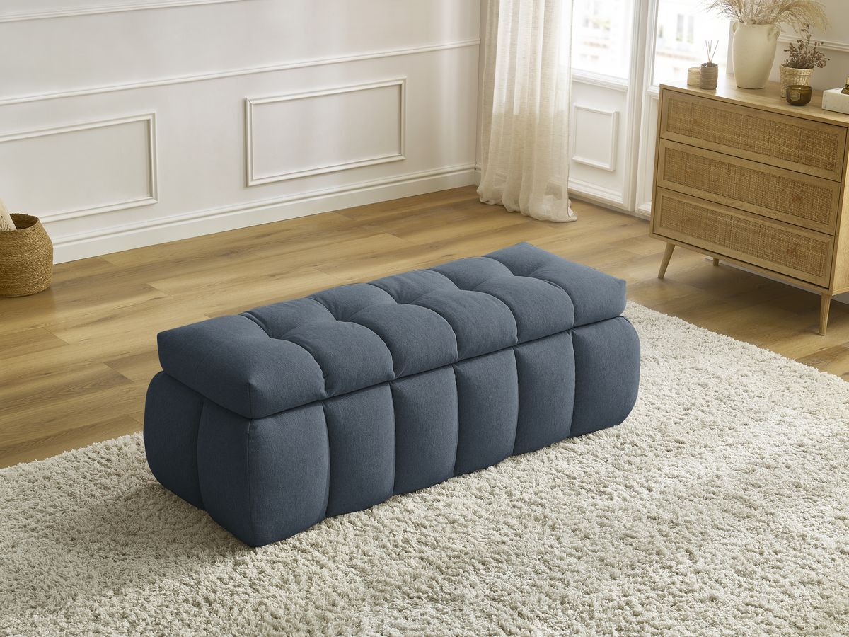Bobochic Mont-blanc Bettbank Stoff Dunkelblau