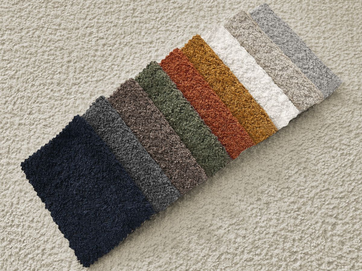 Bobochic Giorgia Sofa 5-Sitzer 534 × 100 cm Bouclé-Stoff Beige