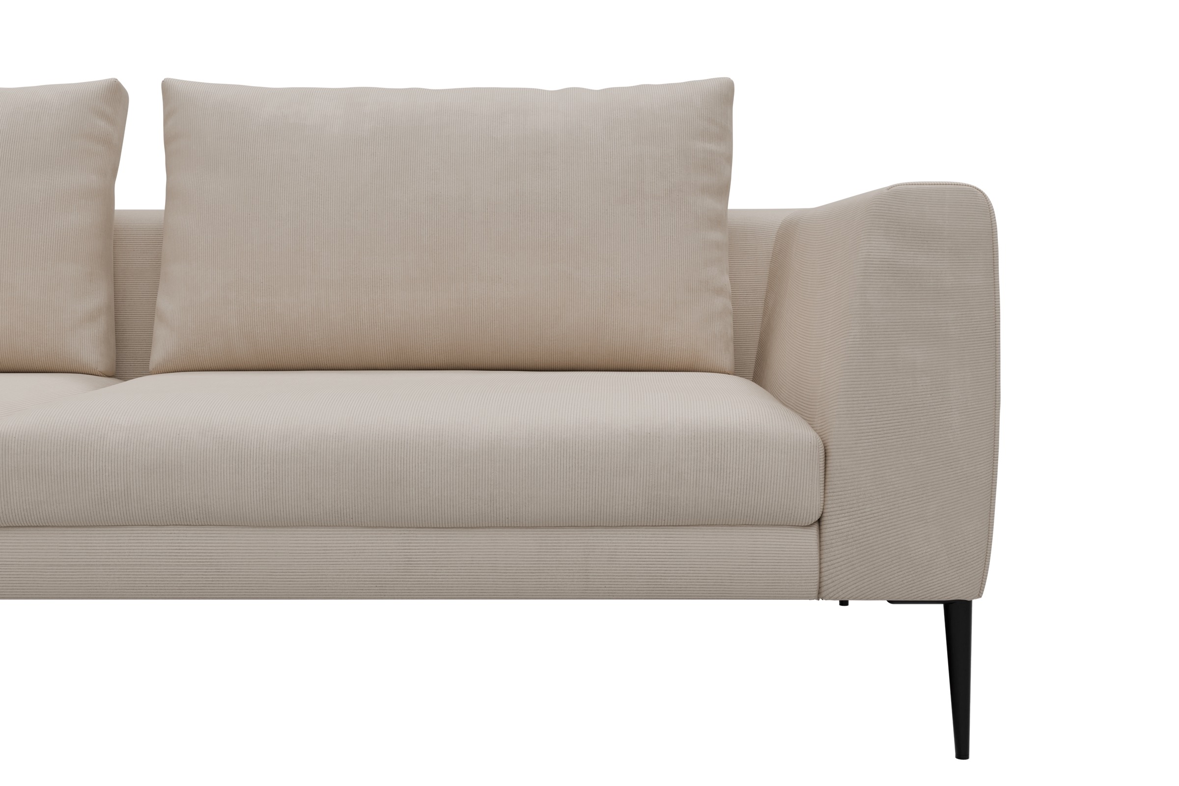 Sofa Paul 2-Sitzer Cordufine-Off-White