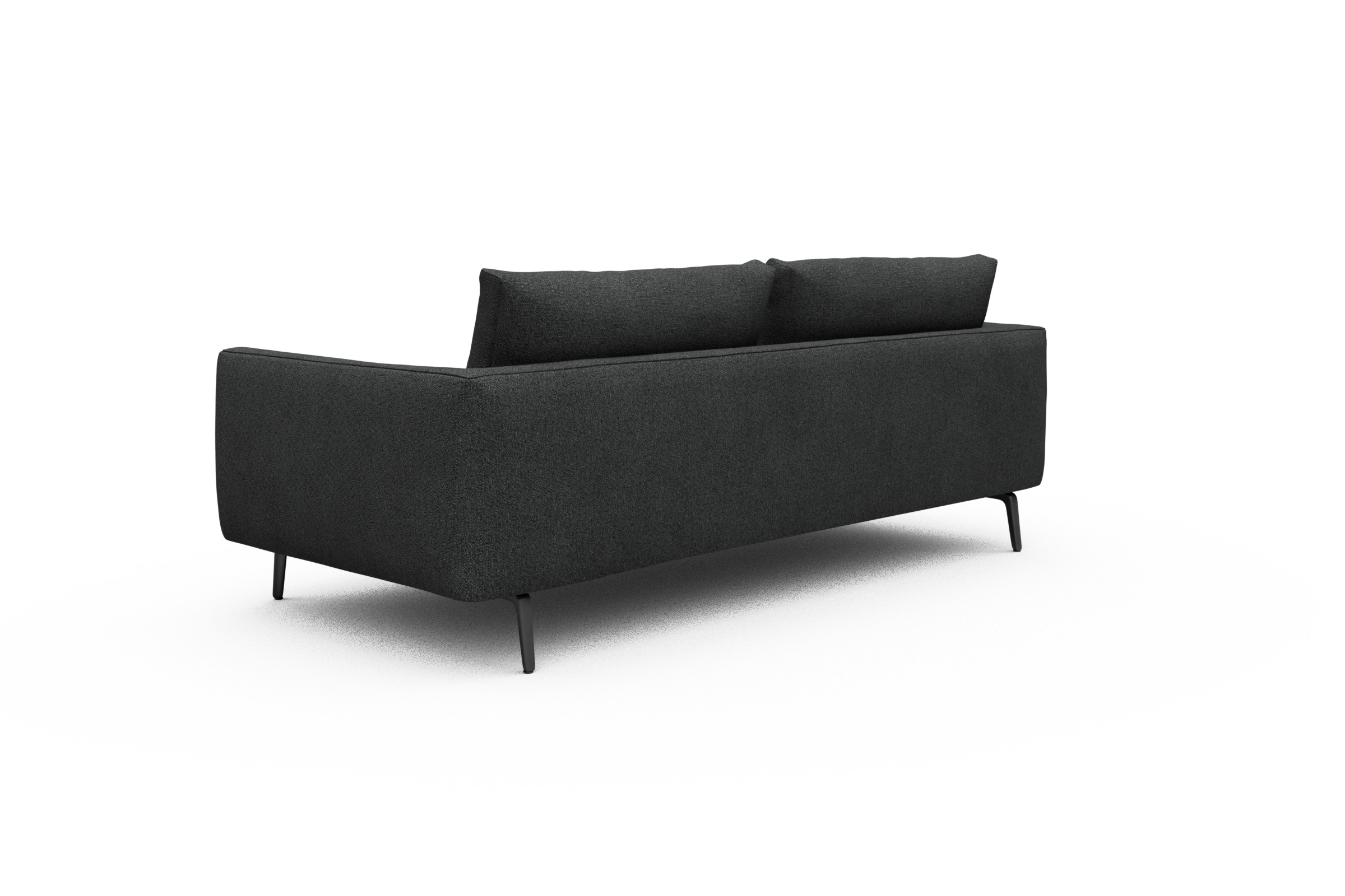 Sofa Karl 3-Sitzer Boucle-Charcoal