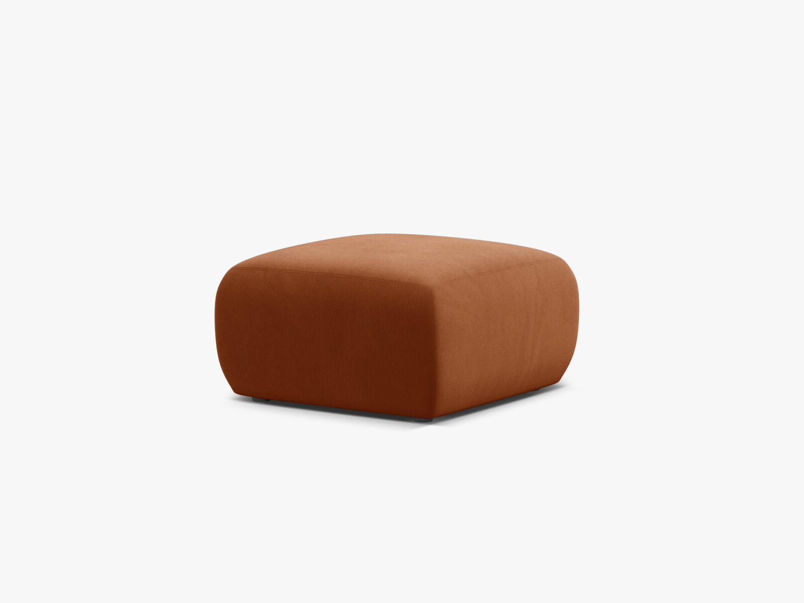 Micadoni Hocker Molino Medium Samt Casino Terrakotta