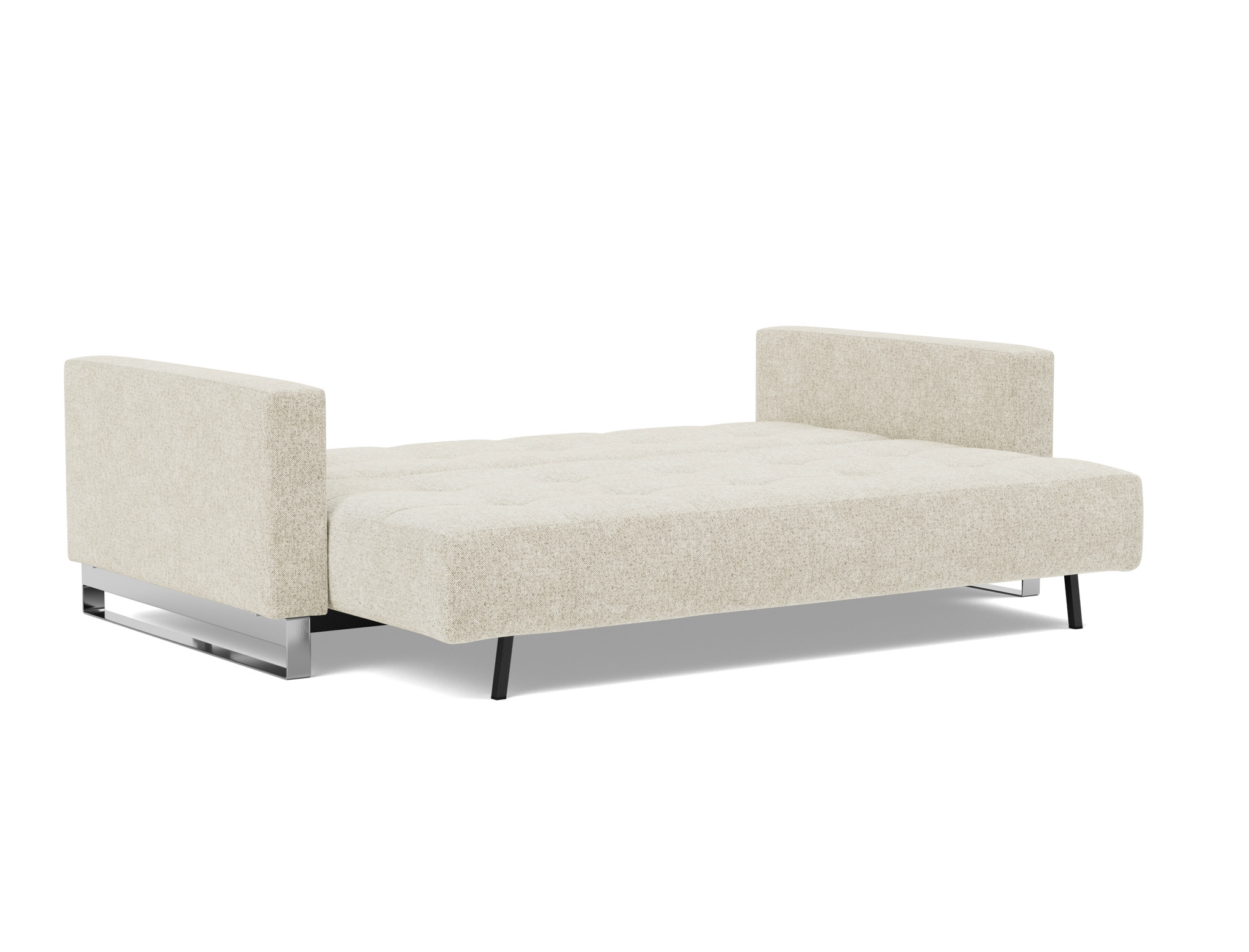 Schlafsofa Cassius D.E.L. Strukturierter Stoff Taura 357-Off-White